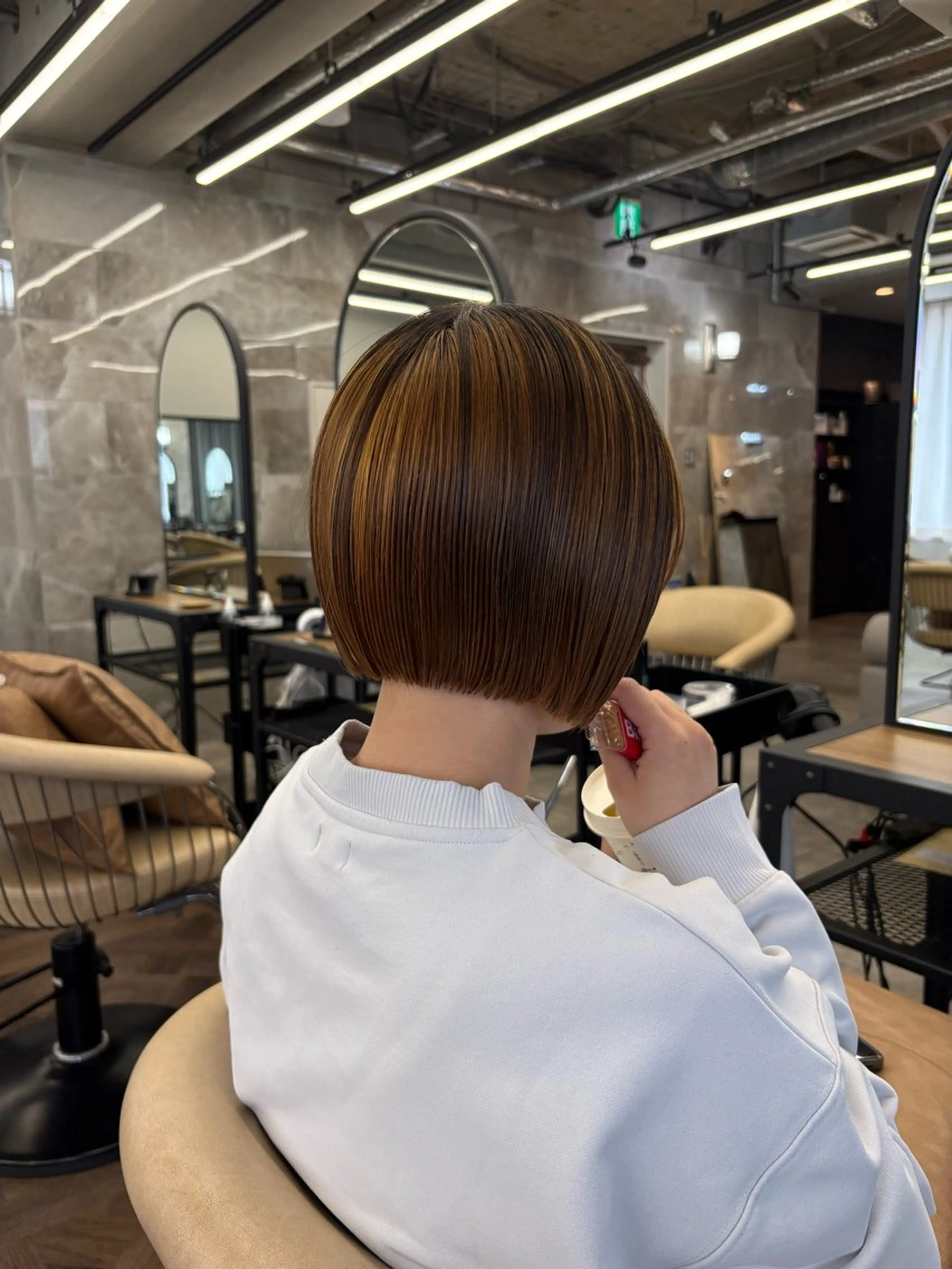 ショート 似合わせレイヤー🌟 巻ける縮毛矯正みつきのヘアスタイル