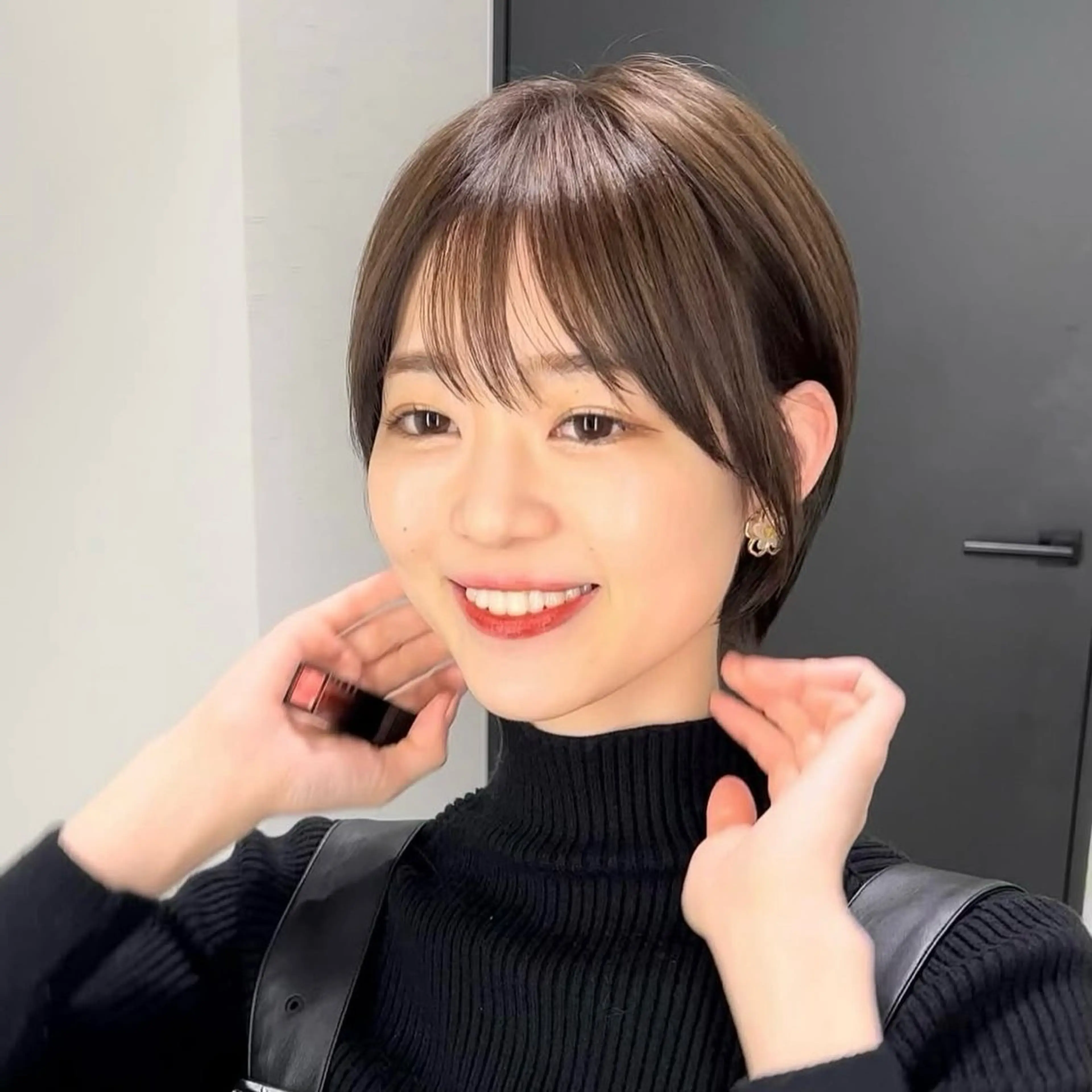 ショート カット トリートメント ヘアセット ショート上手い人/ 東京/銀座/なかじのヘアスタイル