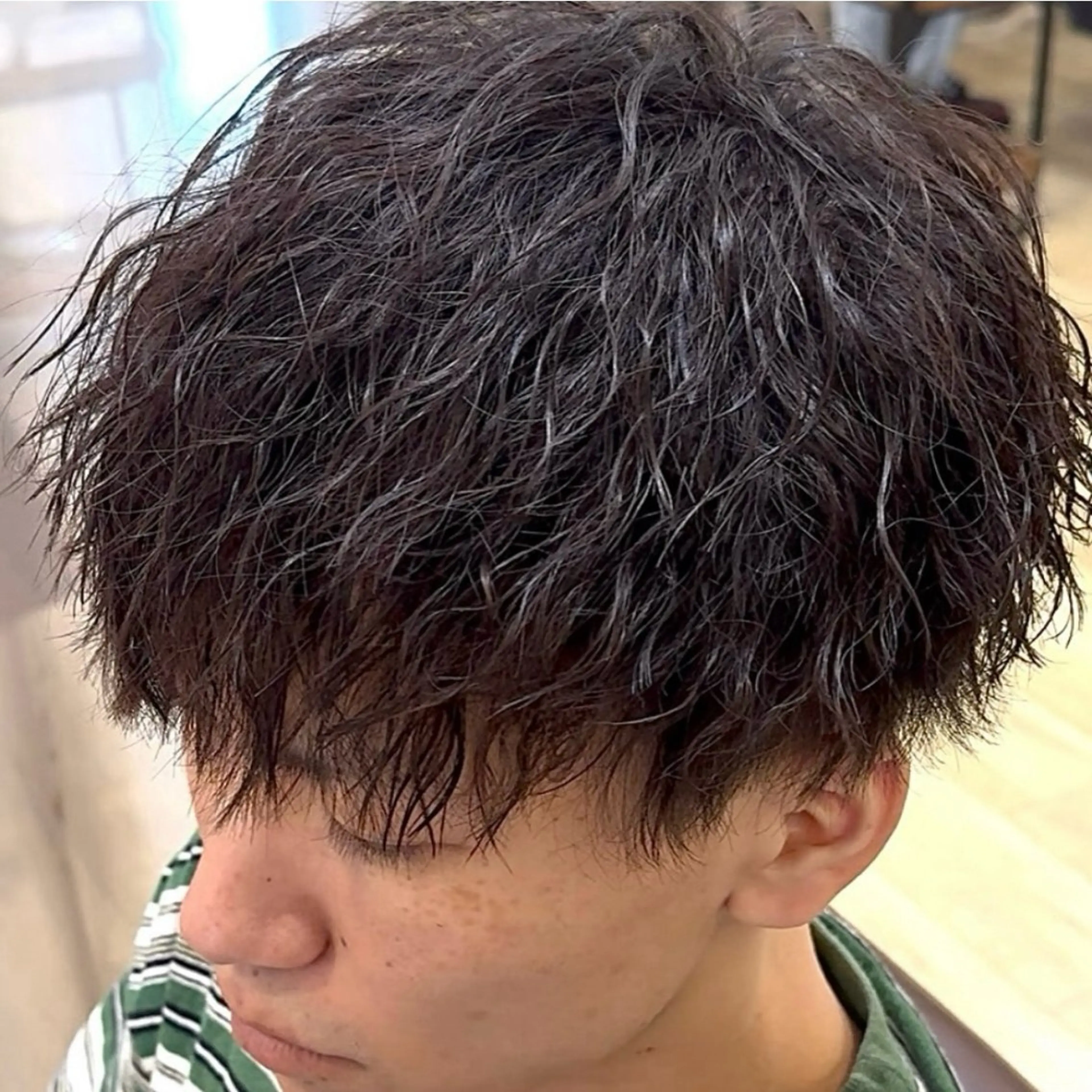 パーマ メンズ メンズパーマ ツイストスパイラルパーマ スパイラルパーマ カット パーマ 安部 真弘のヘアスタイル