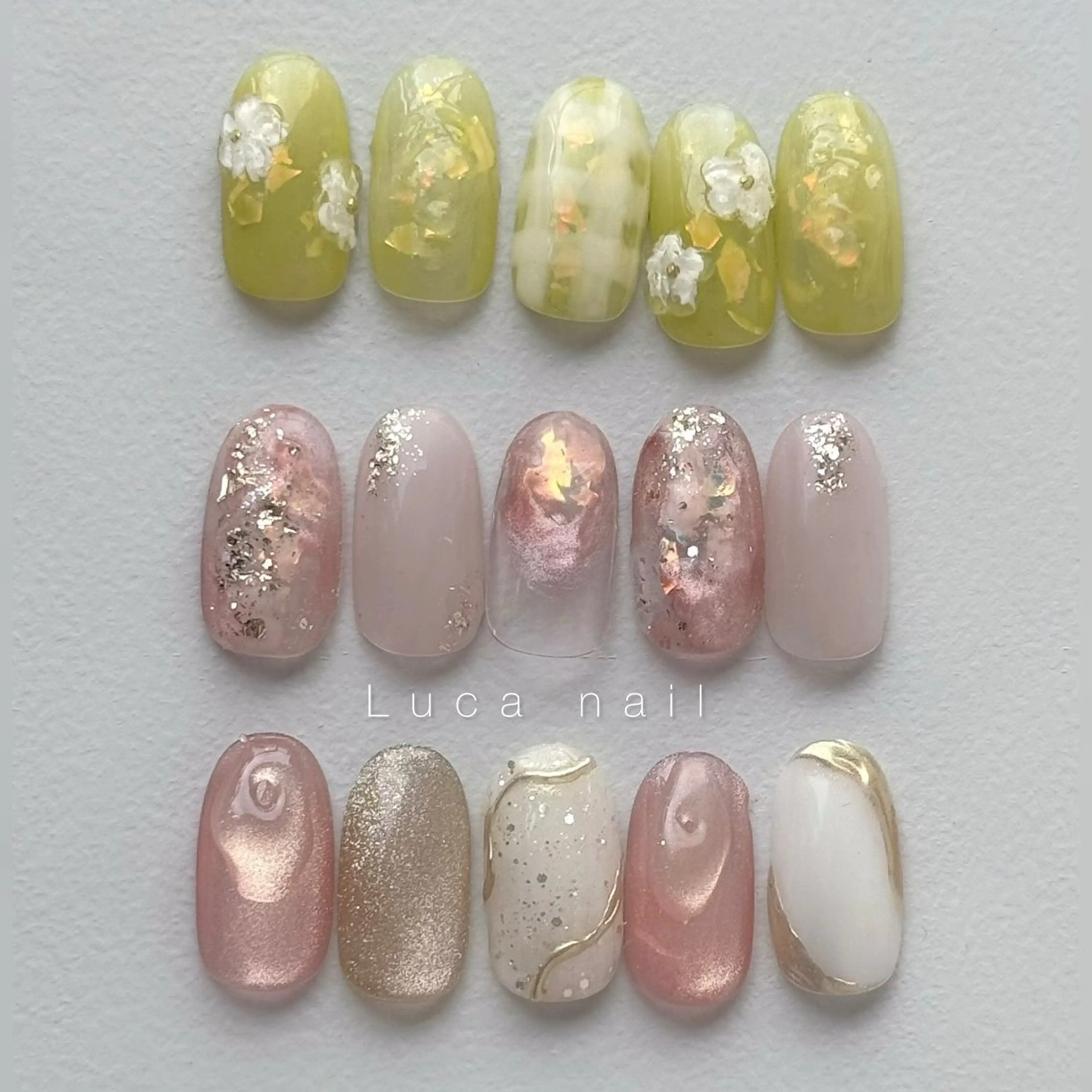 ネイル 春ネイル ハンドネイル Luca nailのネイルデザイン