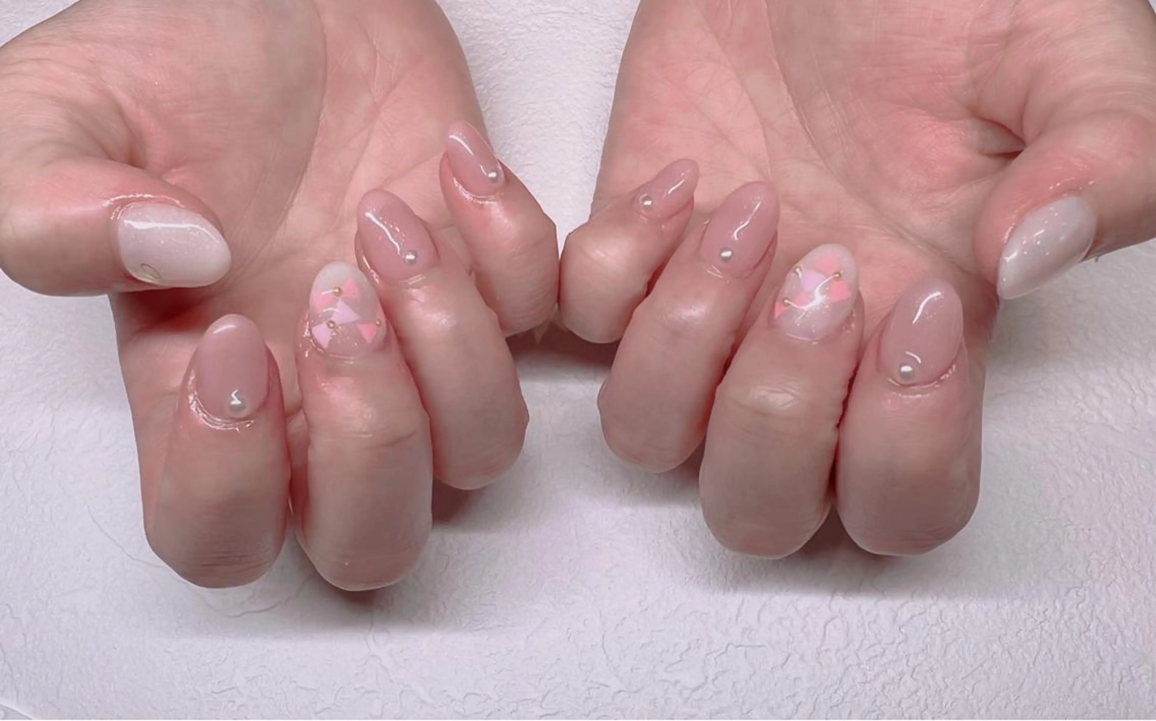 ネイル スカルプネイル lucky nail 歌舞伎町のネイルデザイン