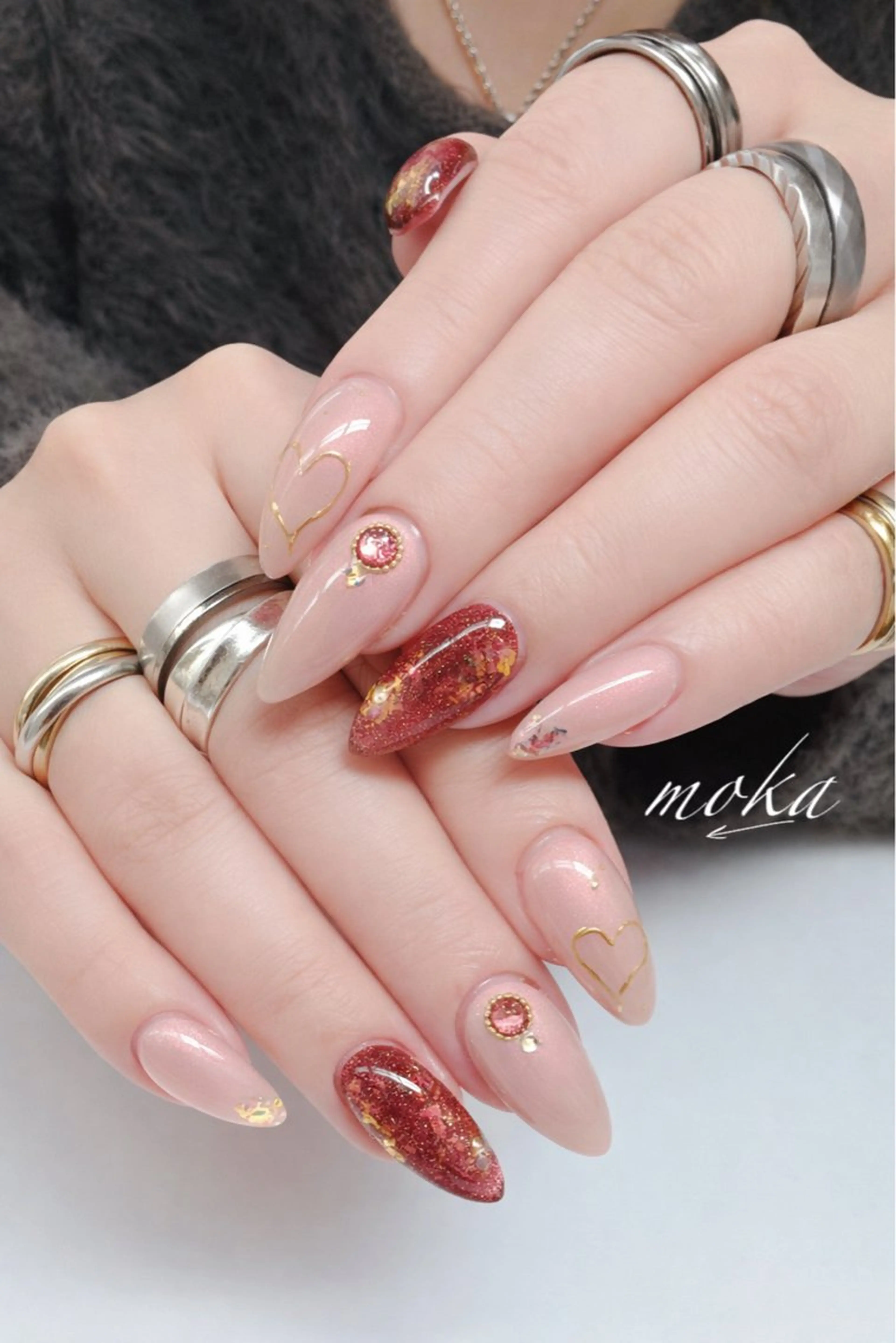 ネイル 胡蝶蘭レディースサロ ンNailMOKAのネイルデザイン