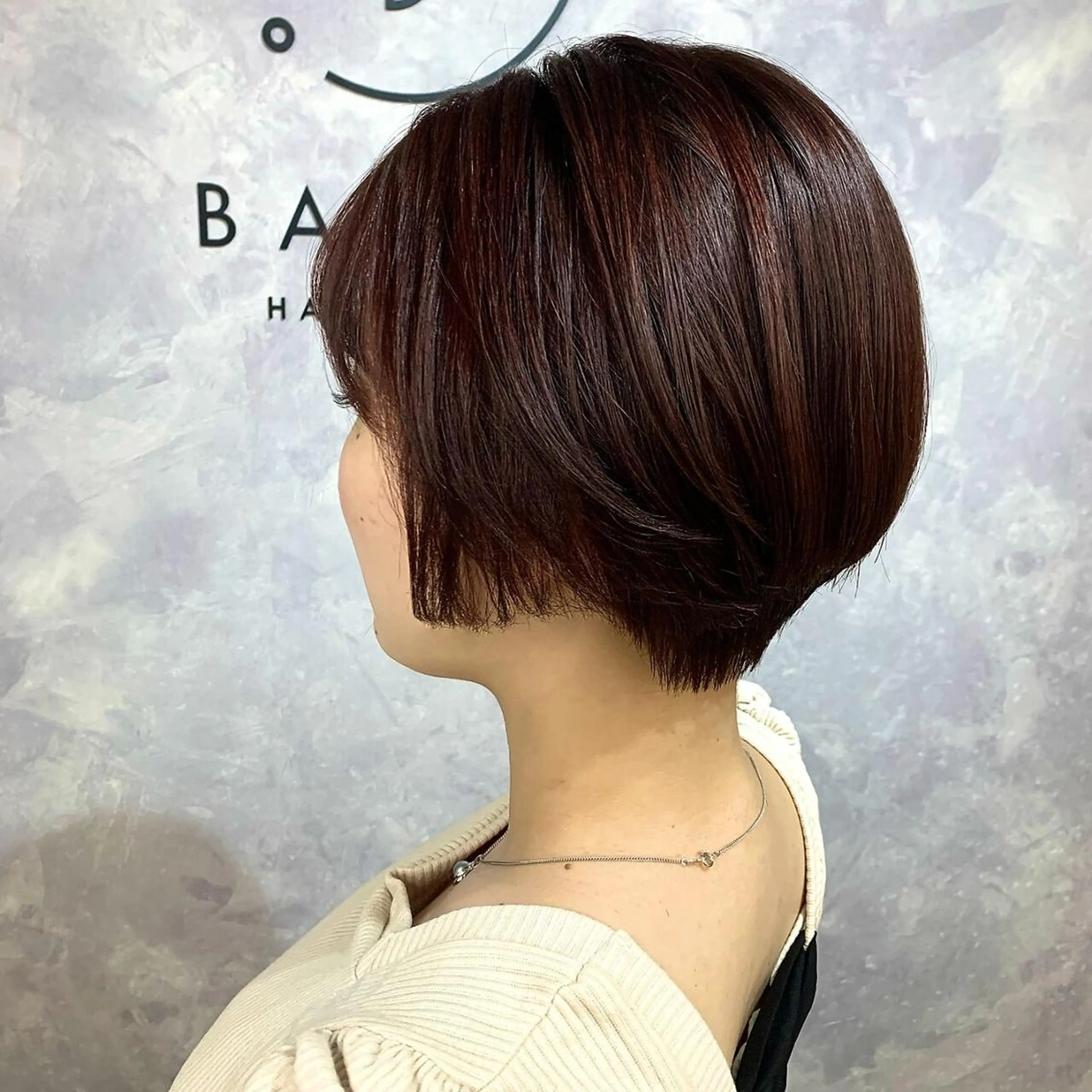 ショート 桜木町2分/くびれ /ボブ/ナチュラルのヘアスタイル