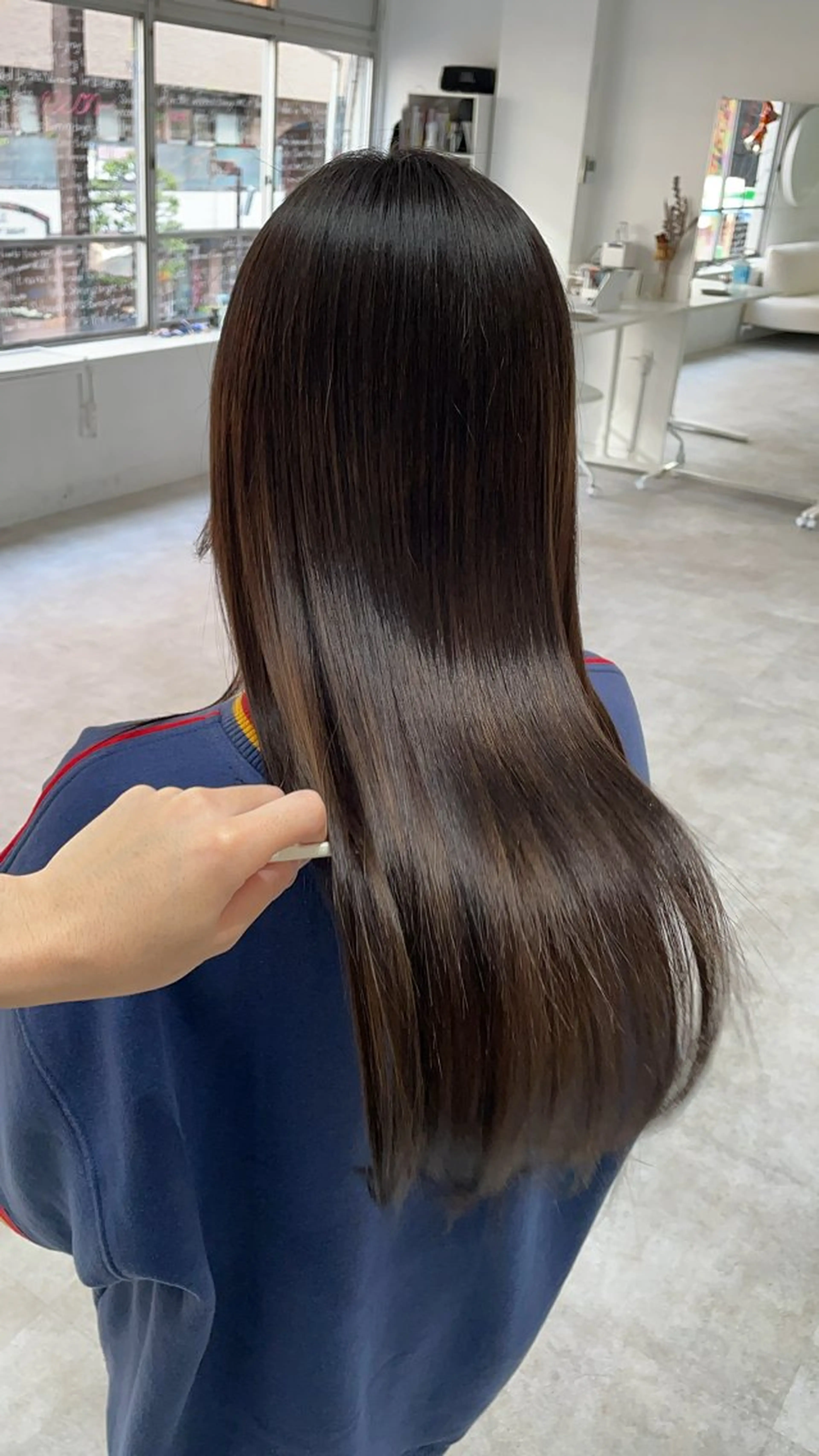 ロング 髪質改善 縮毛矯正 縮毛矯正 トリートメント CoCooN TAKUMAのヘアスタイル