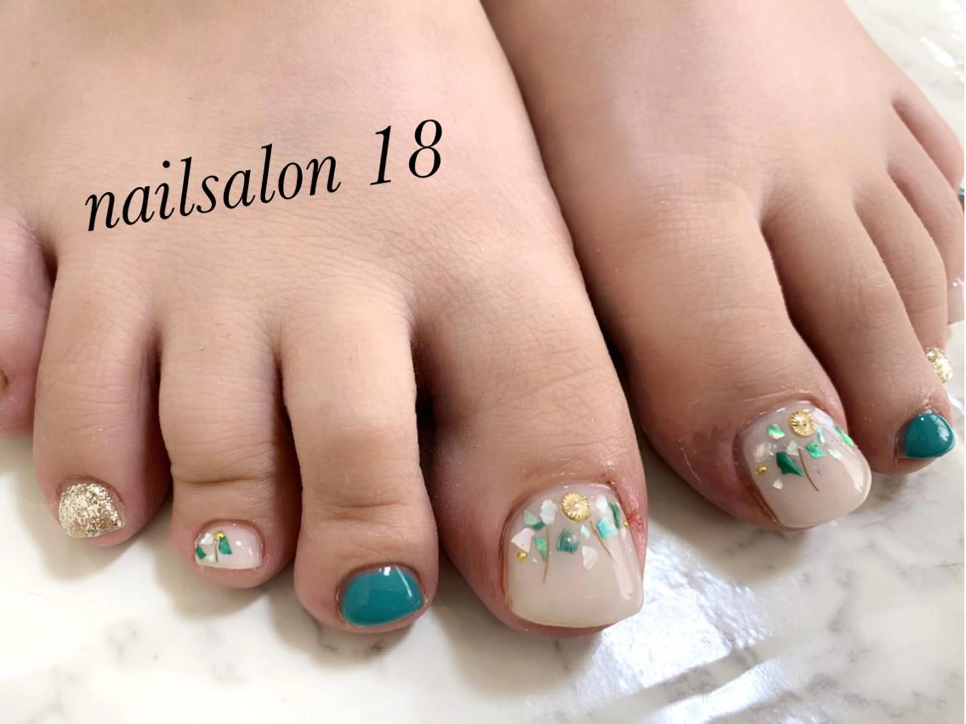 メンズ ネイル フットネイル nail salon 18.のネイルデザイン
