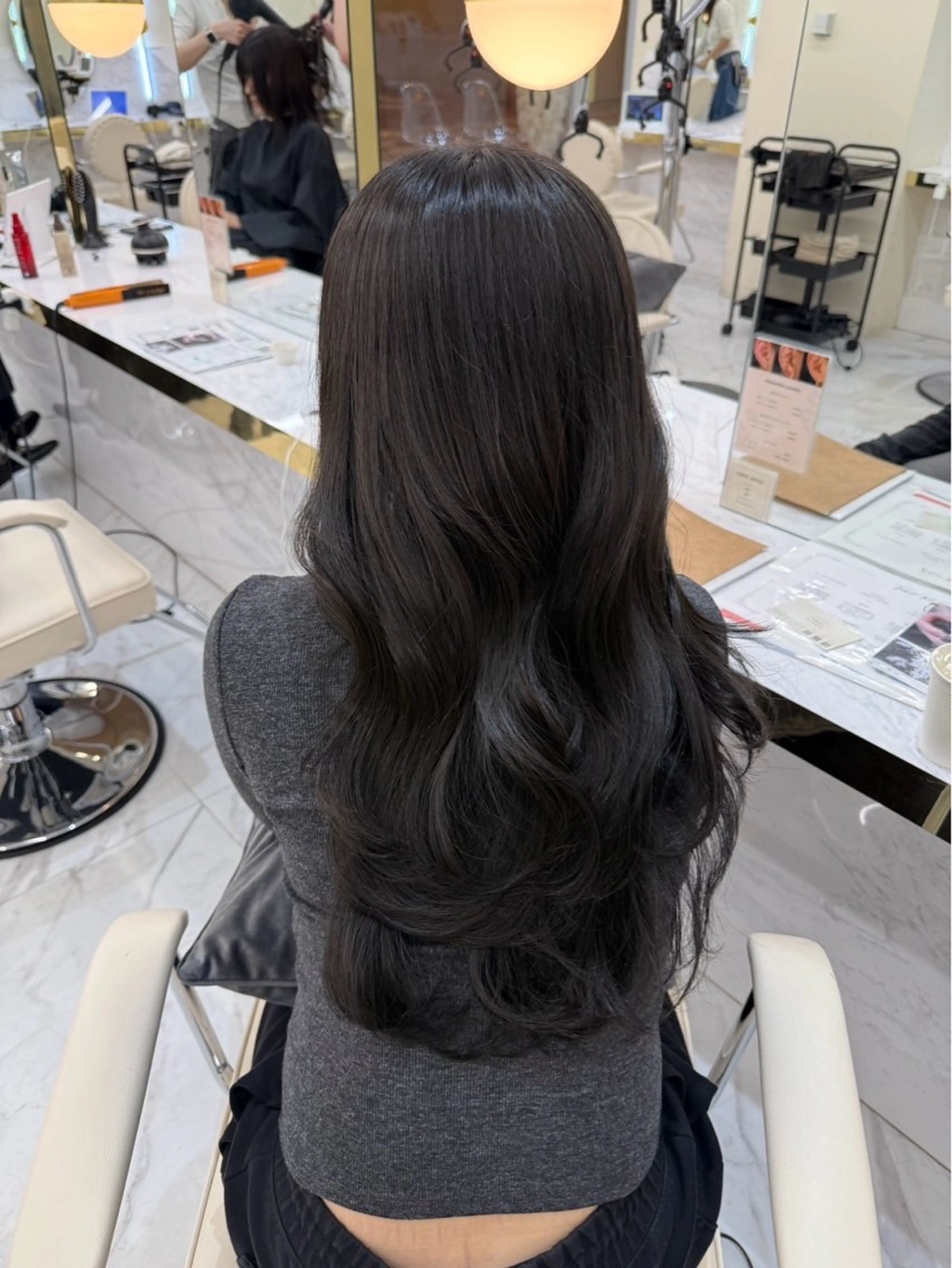 カラー 韓国オンニhair Ruri🇰🇷🤍のヘアスタイル