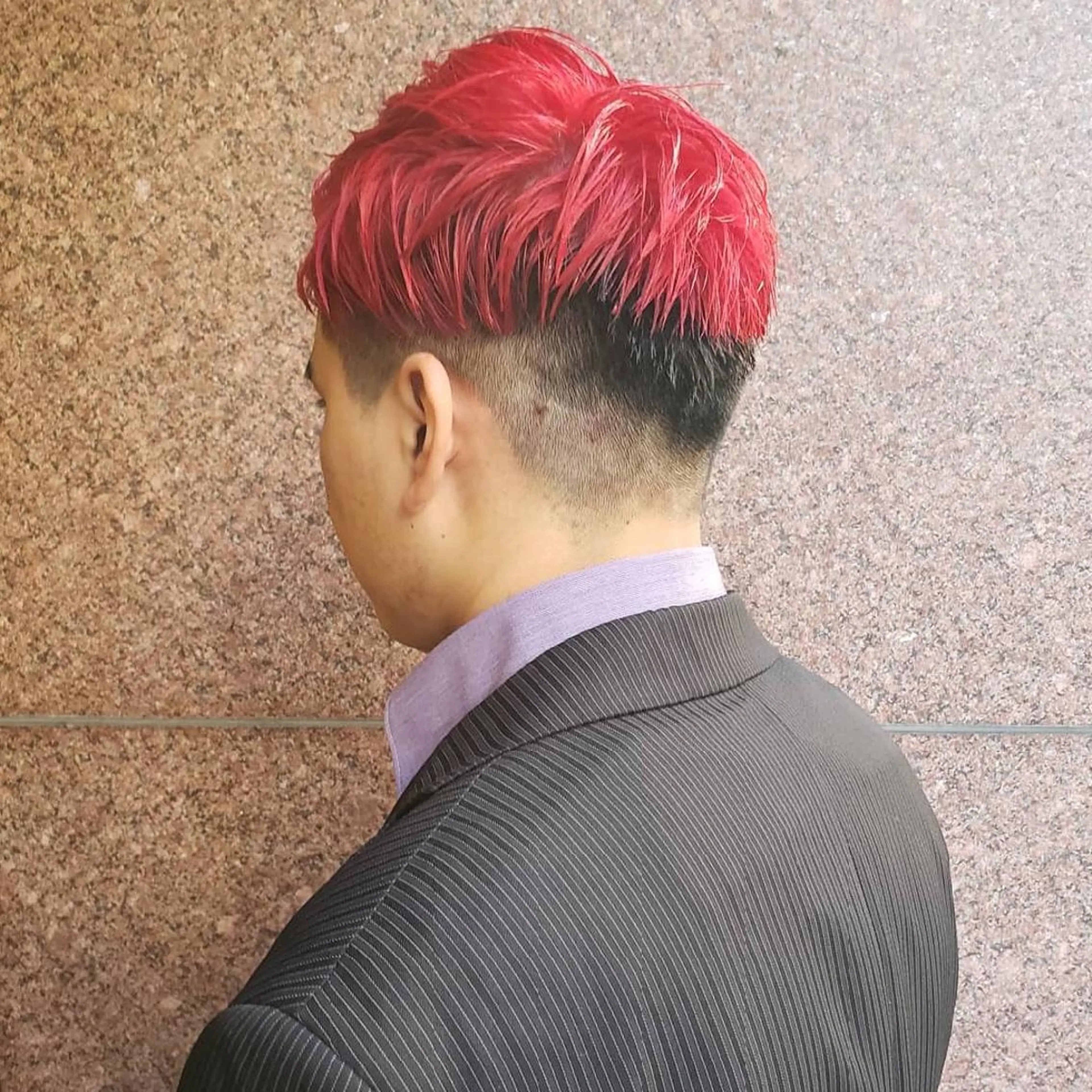 メンズ ショート カラー EMANON名古屋所属・美谷添（ミヤゾエ） まどか大人ヘアサロンのヘアスタイル