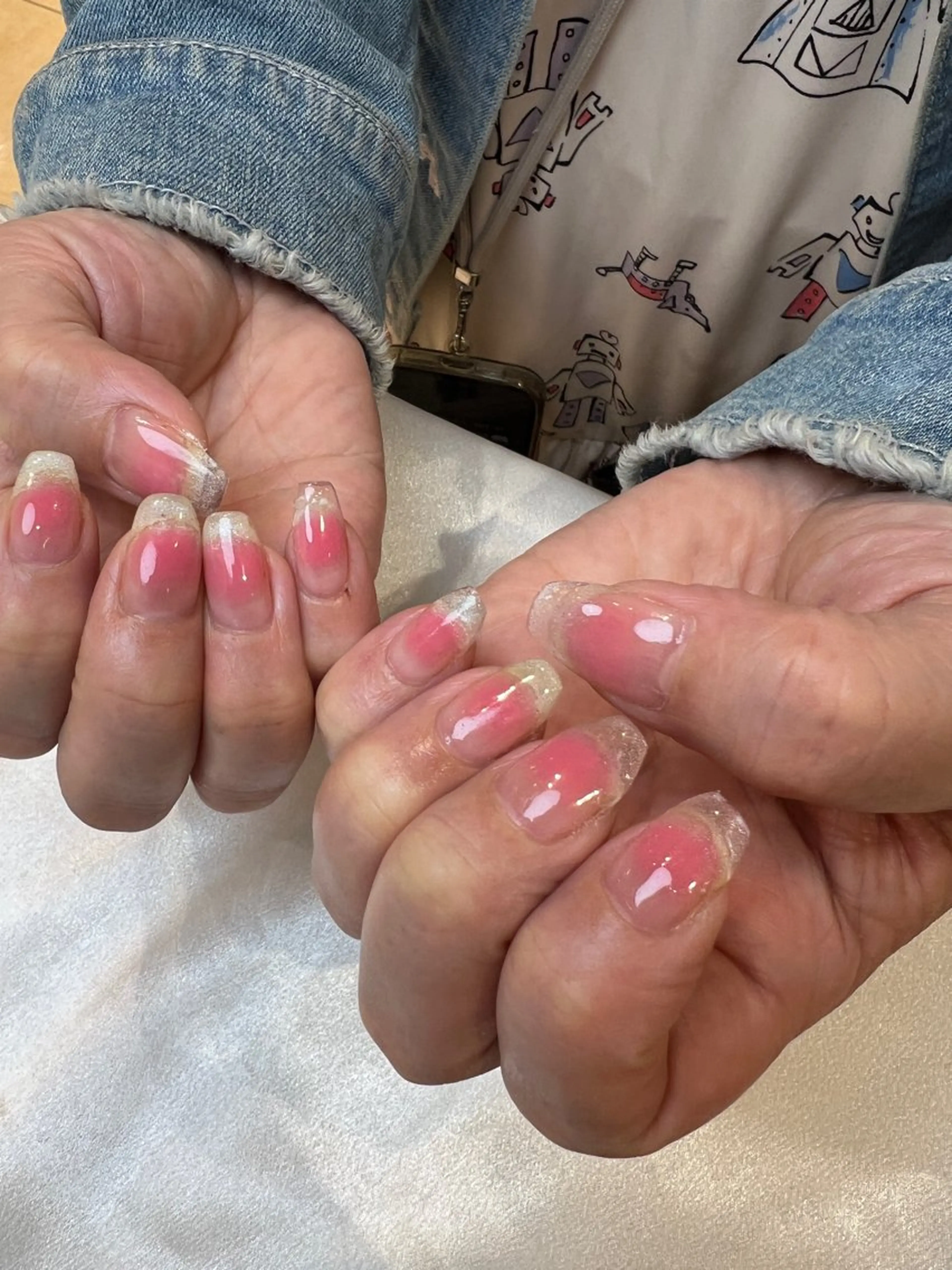 ネイル 長さ出し オフィスネイル シンプルネイル 【池袋】nuts nail　なつみのネイルデザイン