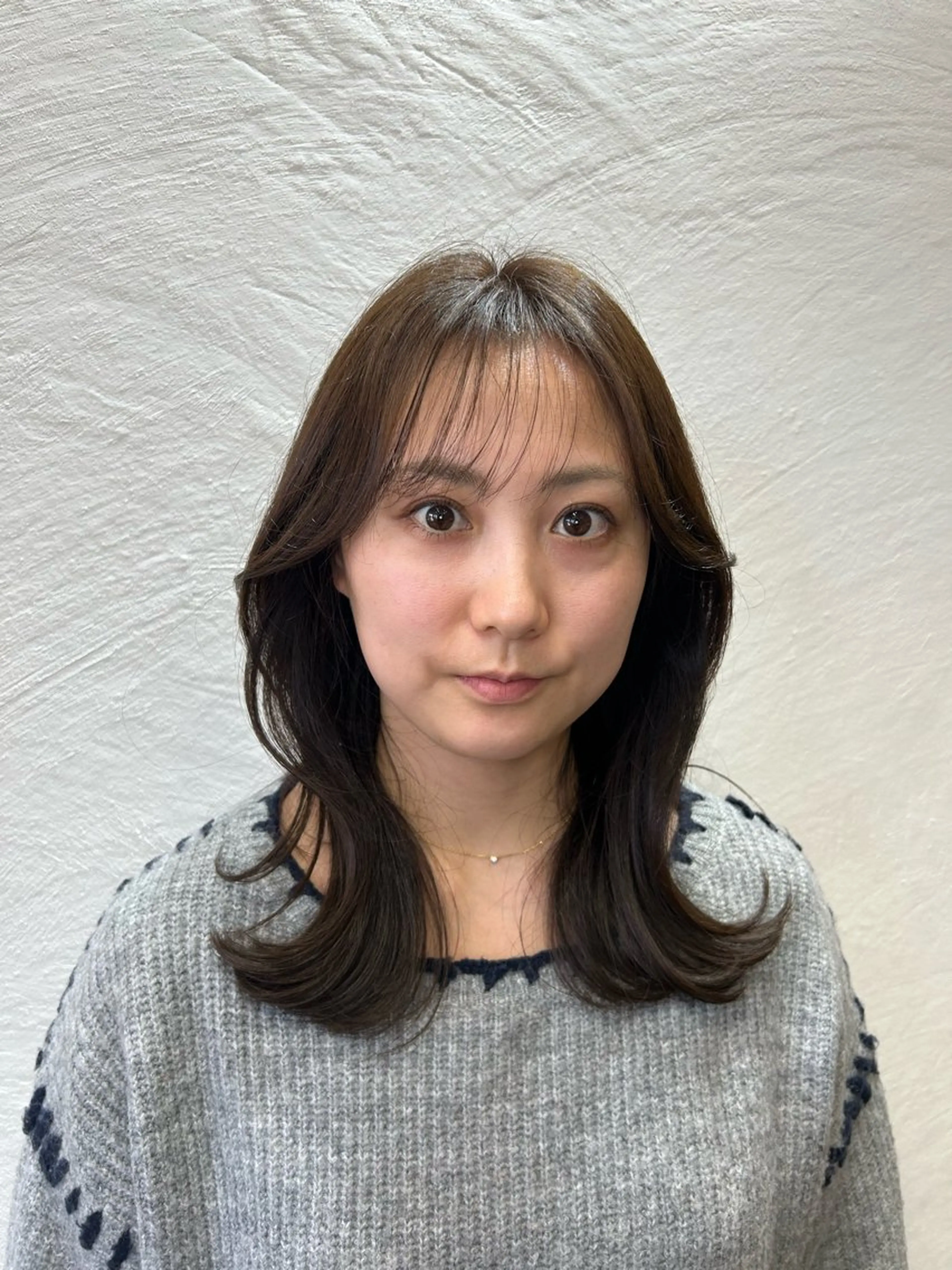 セミロング 髪質改善／レイヤー /Yuto.Araiのヘアスタイル