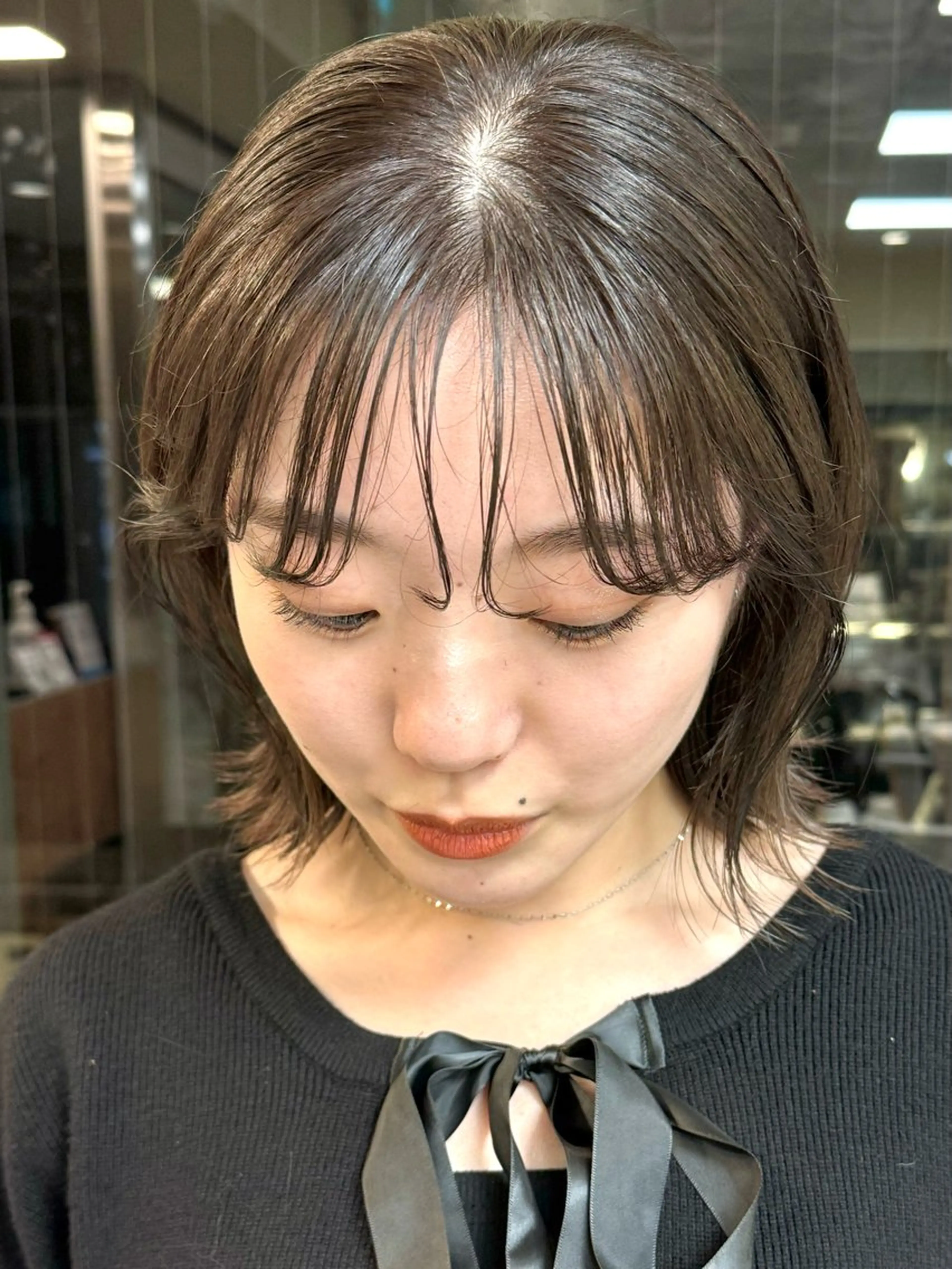 ショート カラー ナチュラルに目を惹く デザイン/KOHNOのヘアスタイル