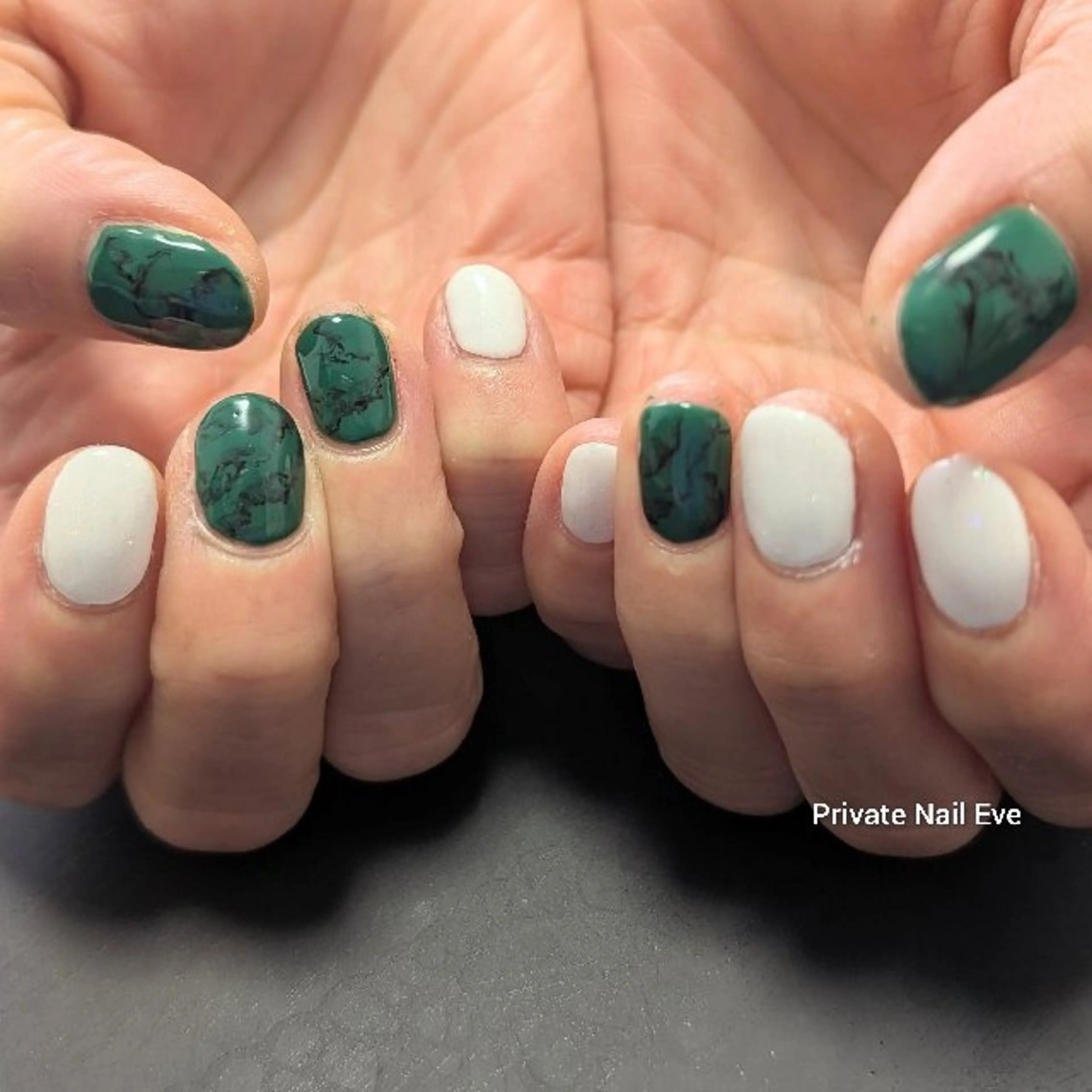 ネイル 大理石ネイル(マーブル) 持ち込み ハンドネイル ネイル junkoのネイルデザイン