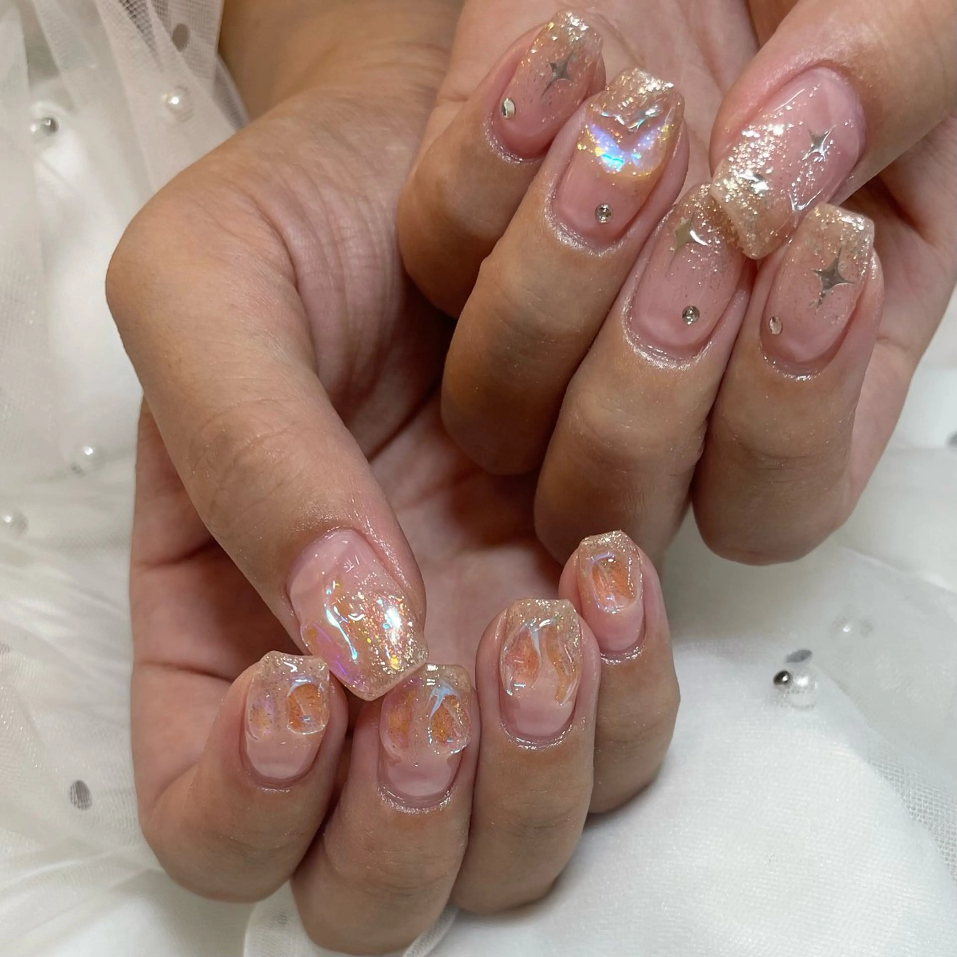 ネイル 氷ネイル・うるうるネイル Nail Salon Gummi.のネイルデザイン