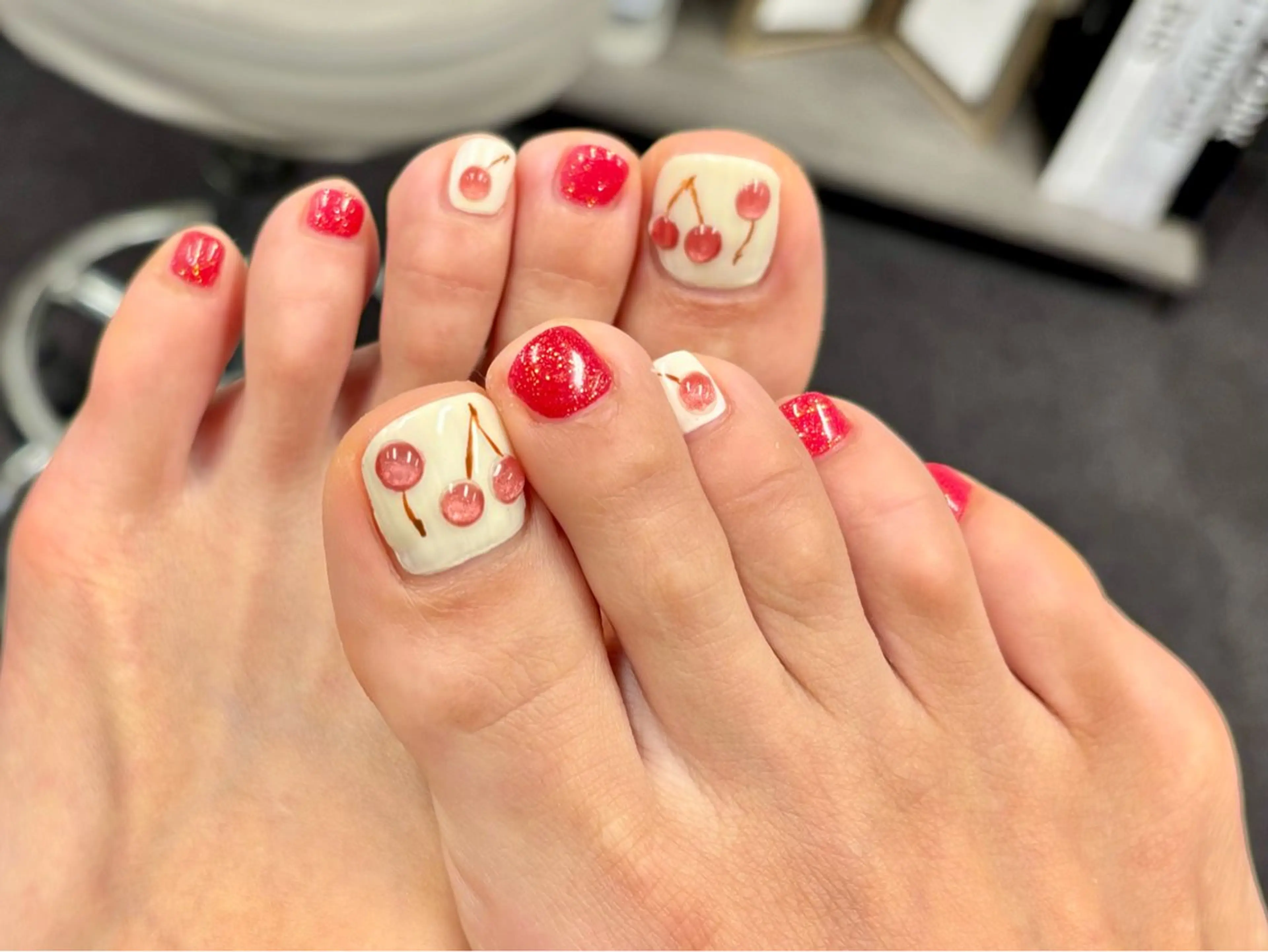 ネイル フットネイル tete. nailのネイルデザイン