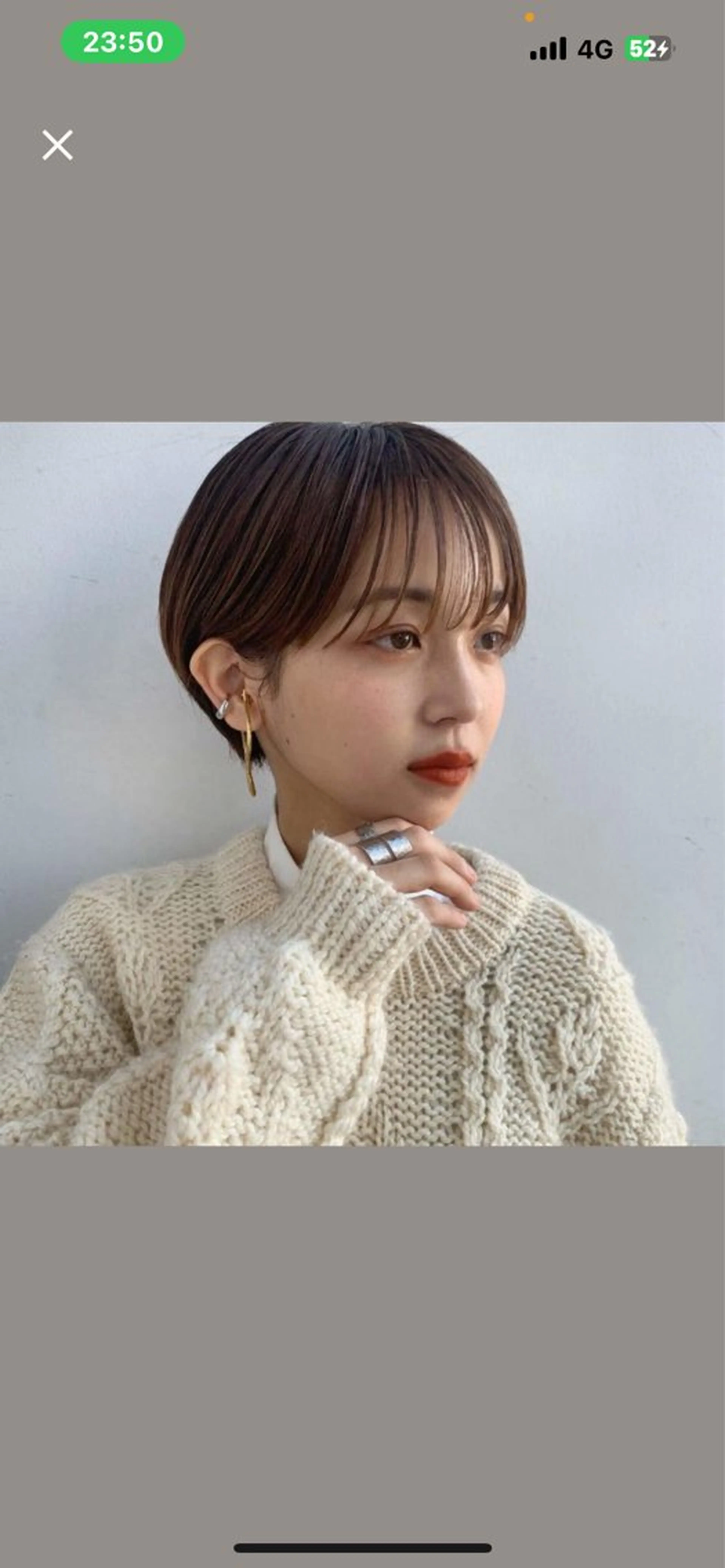 ショート ベージュカラー🕊️ 新潟駅/谷口大海のヘアスタイル