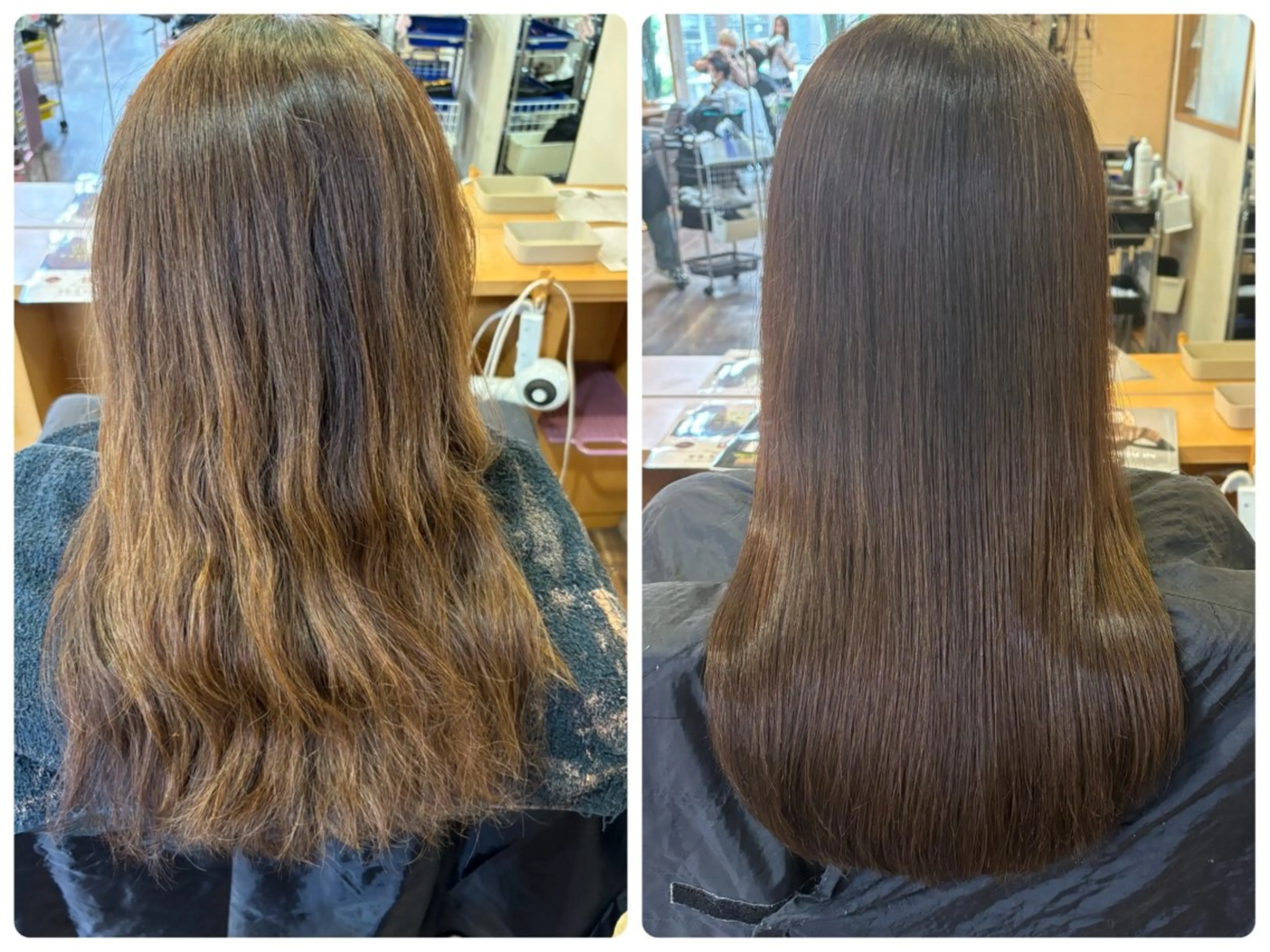 セミロング 中野 里咲のヘアスタイル