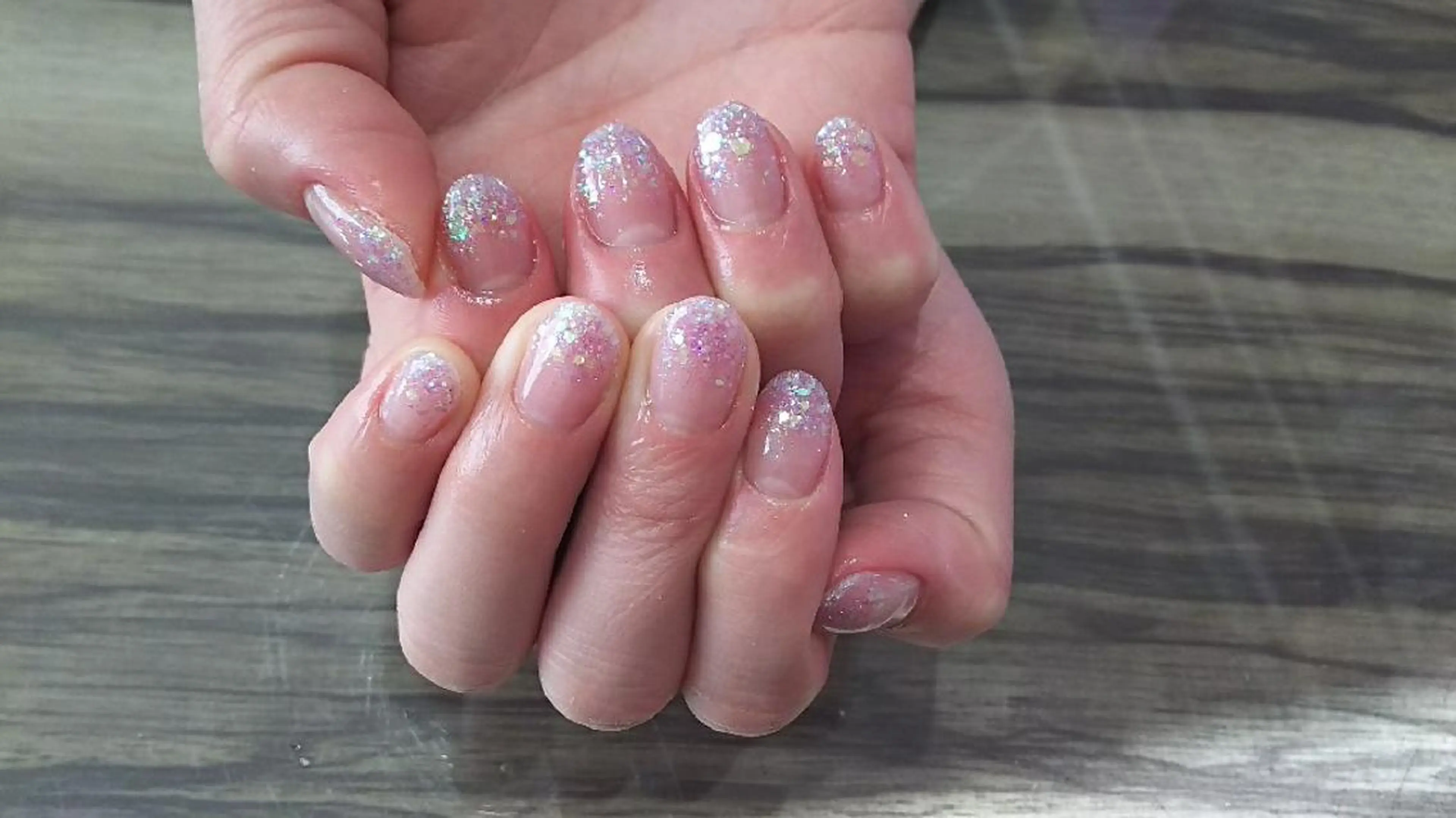 ネイル グラデーション ラメ(グリッター) ラメグラデーション Progress Nailのネイルデザイン