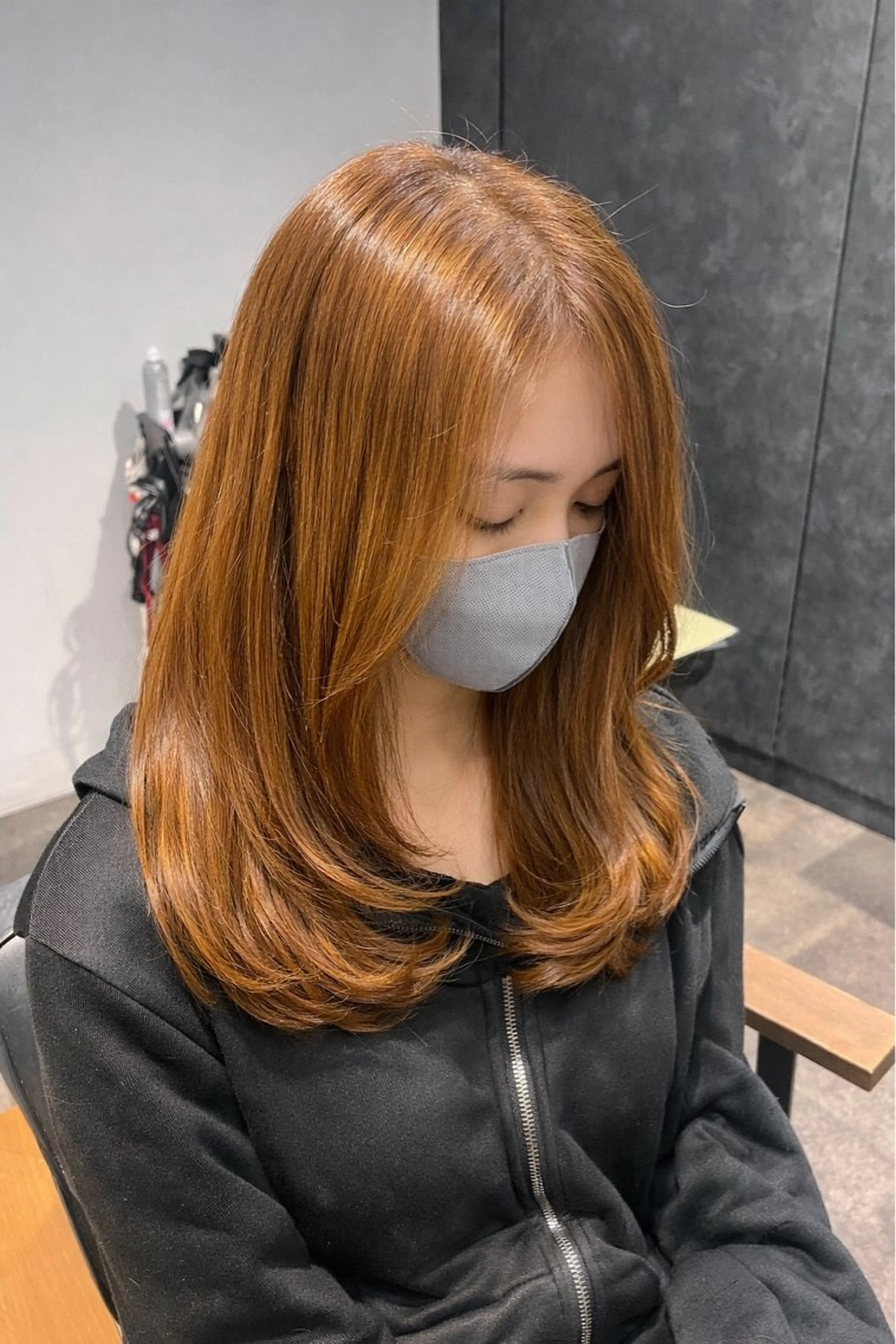 セミロング レイヤーカット カット ヘアカラー AVANCE.PRODUCED by EGAO所属・🍒似合わせカット /艶感カラー/長谷のヘアスタイル