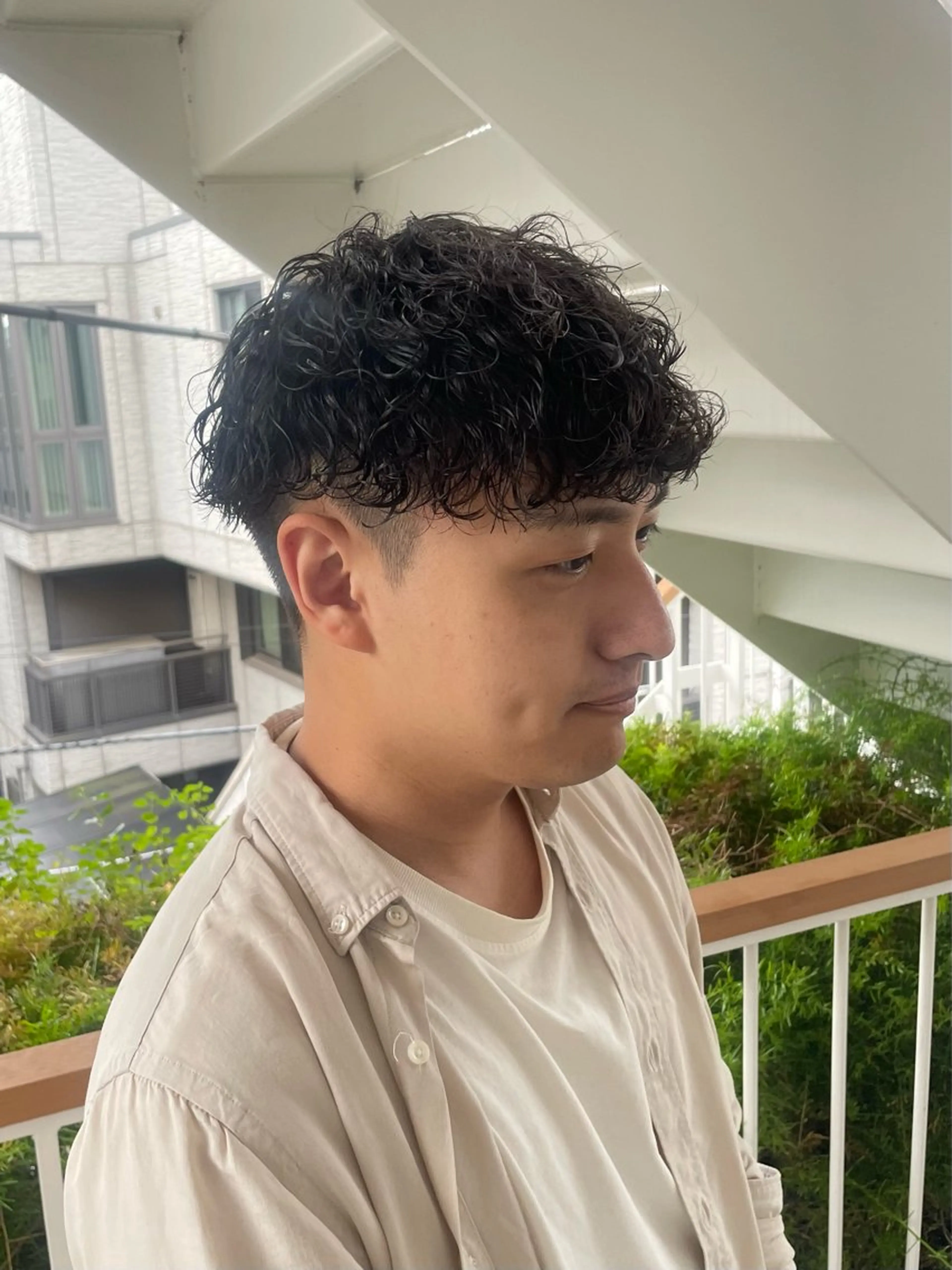 パーマ メンズ カット パーマ トリートメント ヘアセット メンズモテパーマ💙 fuwaのヘアスタイル