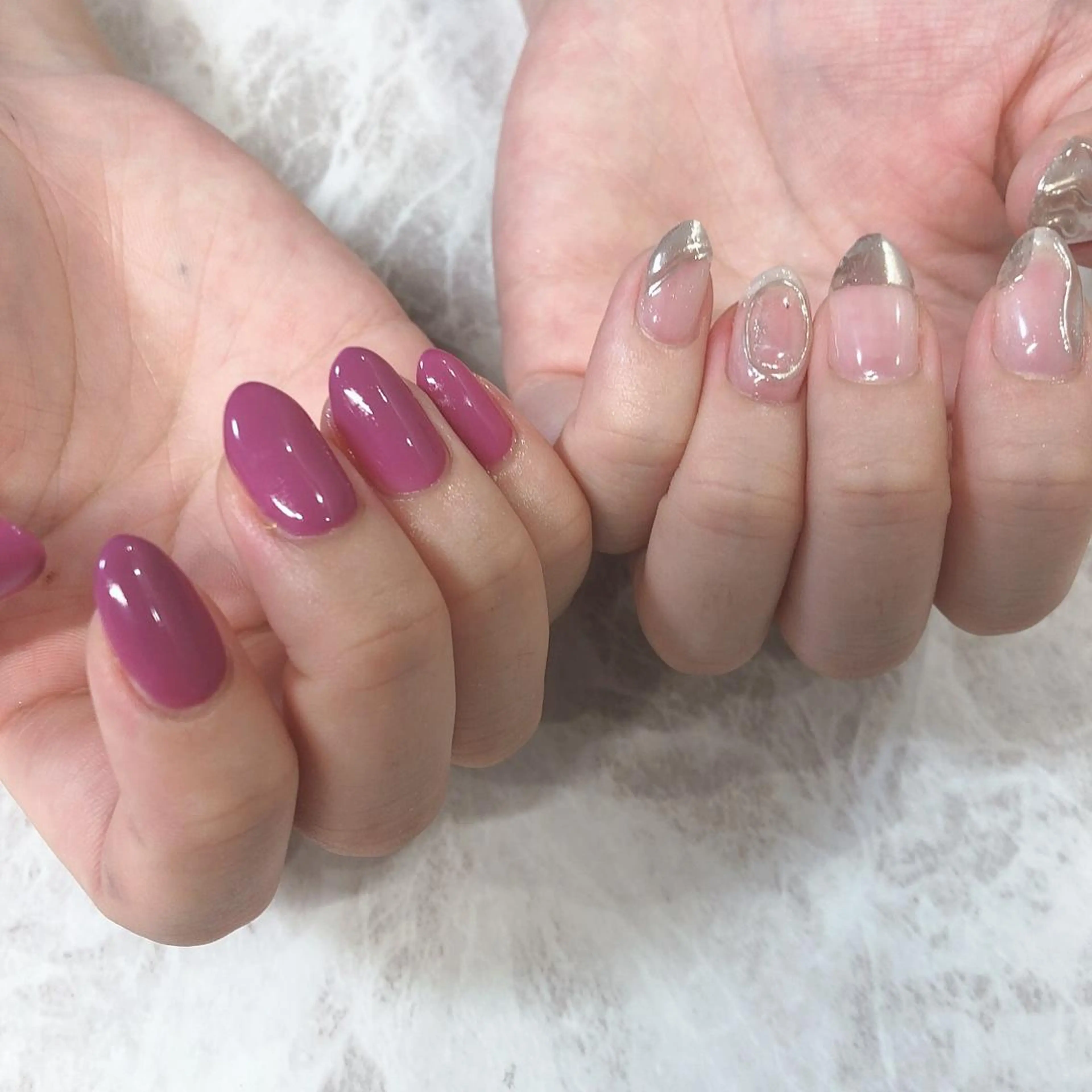 ネイル ハンドネイル 西岡 杏のネイルデザイン