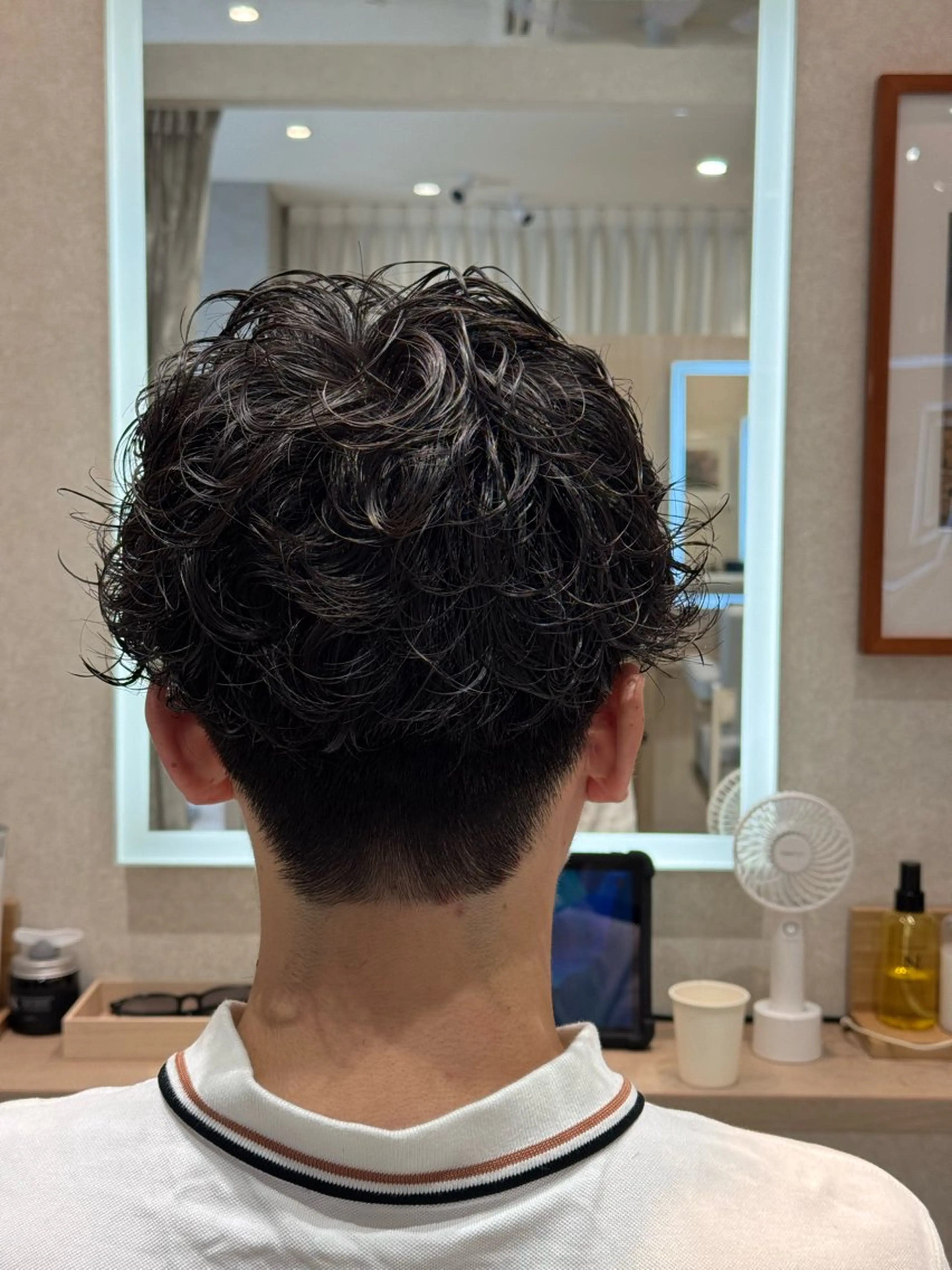 ショート パーマ メンズヘア特化 廣田和也のヘアスタイル