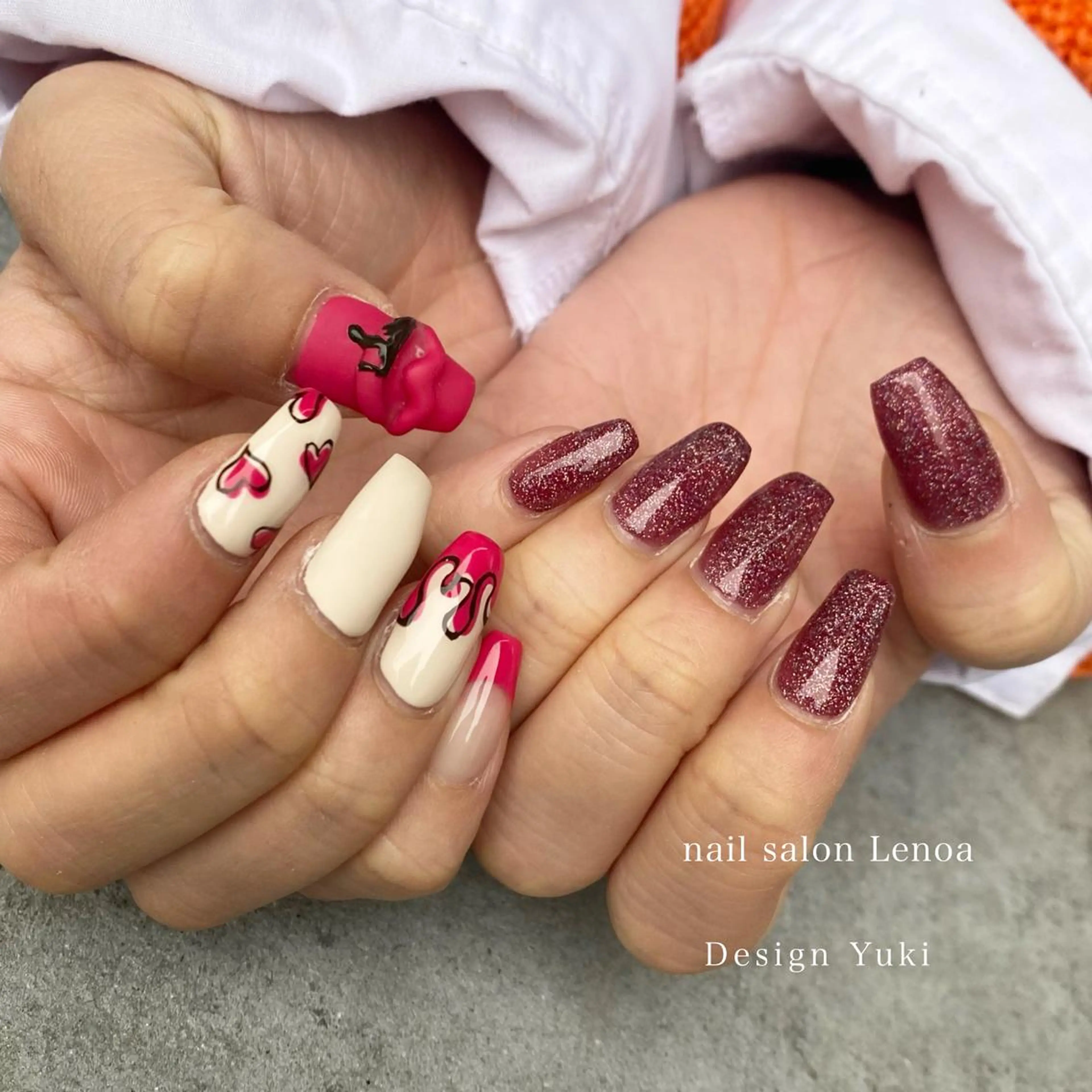 ネイル ハンドネイル Lenoa Yukiのネイルデザイン