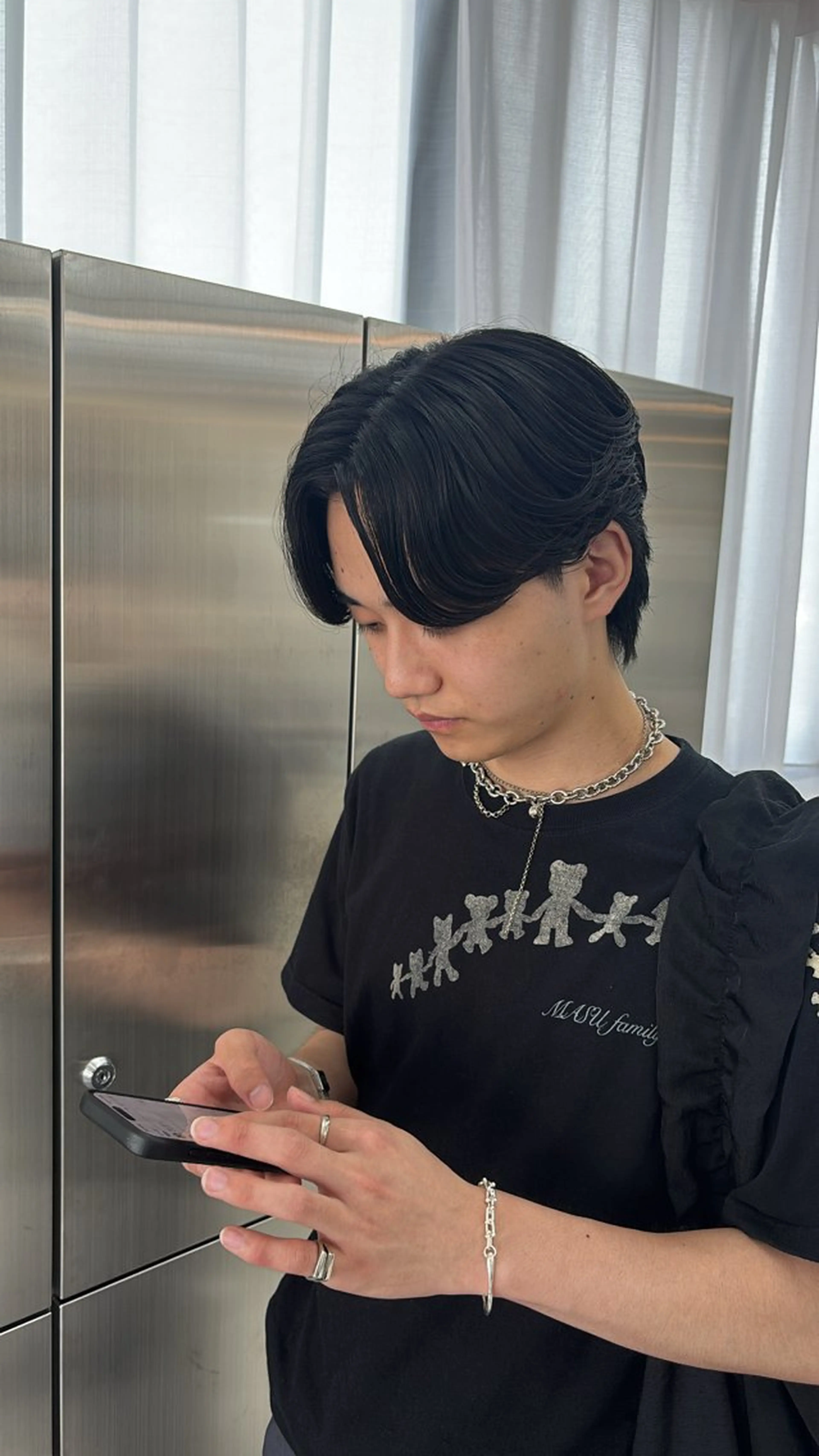 ショート パーマ メンズ メンズパーマ ニュアンスパーマ カット パーマ LOMARLIE YUSUKE🫧のヘアスタイル