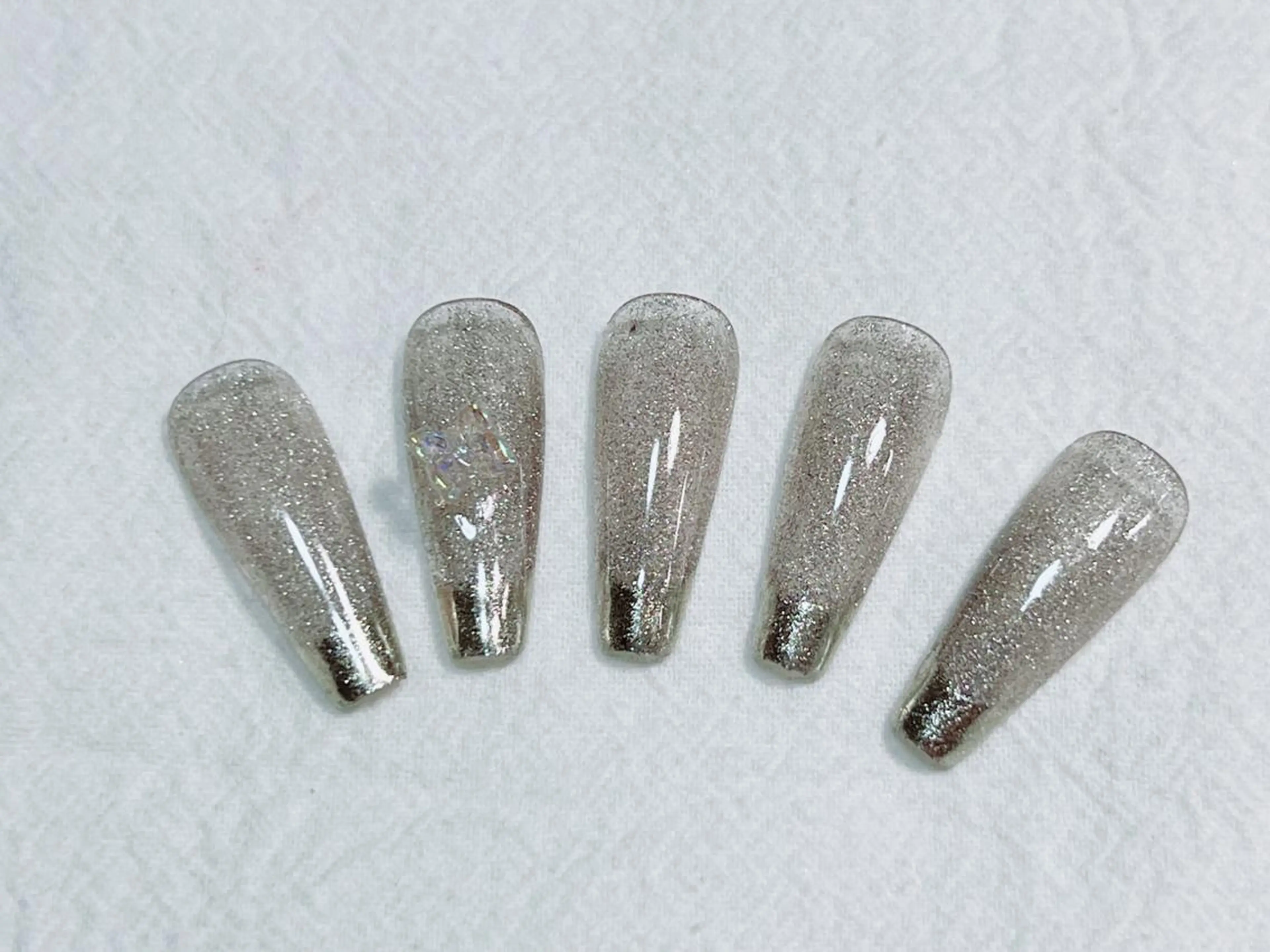 ネイル スカルプネイル シンプルネイル lucky nail 歌舞伎町のネイルデザイン