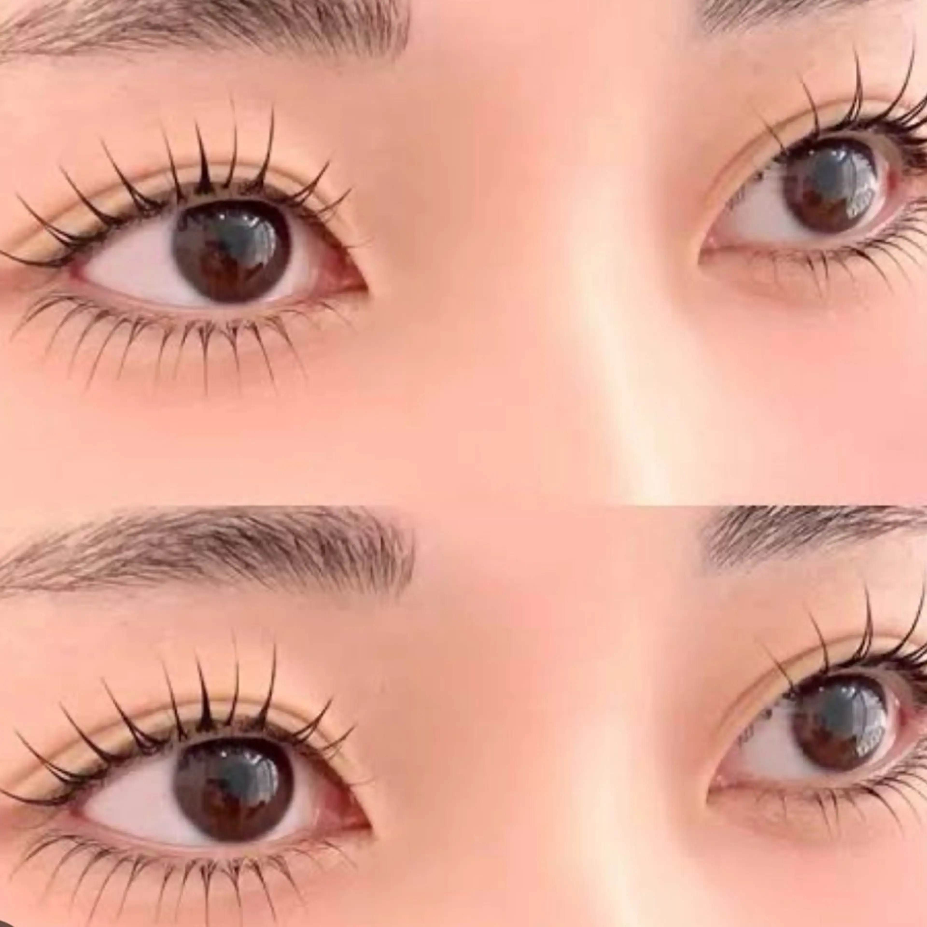 80度上向き立ち上げデザイン💓パリジェンヌラッシュリフト上下💜の写真