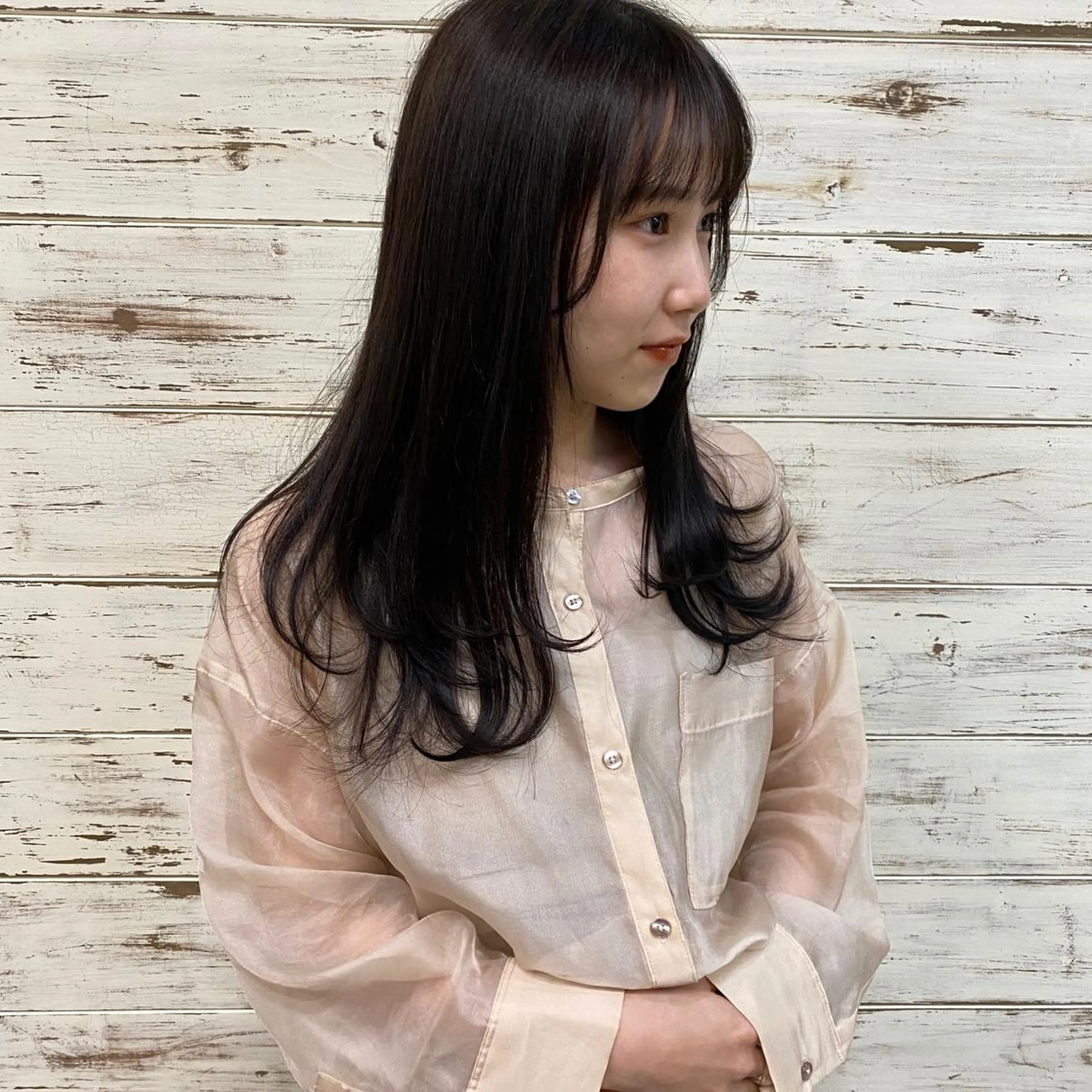 セミロング カラー ブラウンカラー ｲﾁｶﾜ ﾐｵ/ minim hairのヘアスタイル