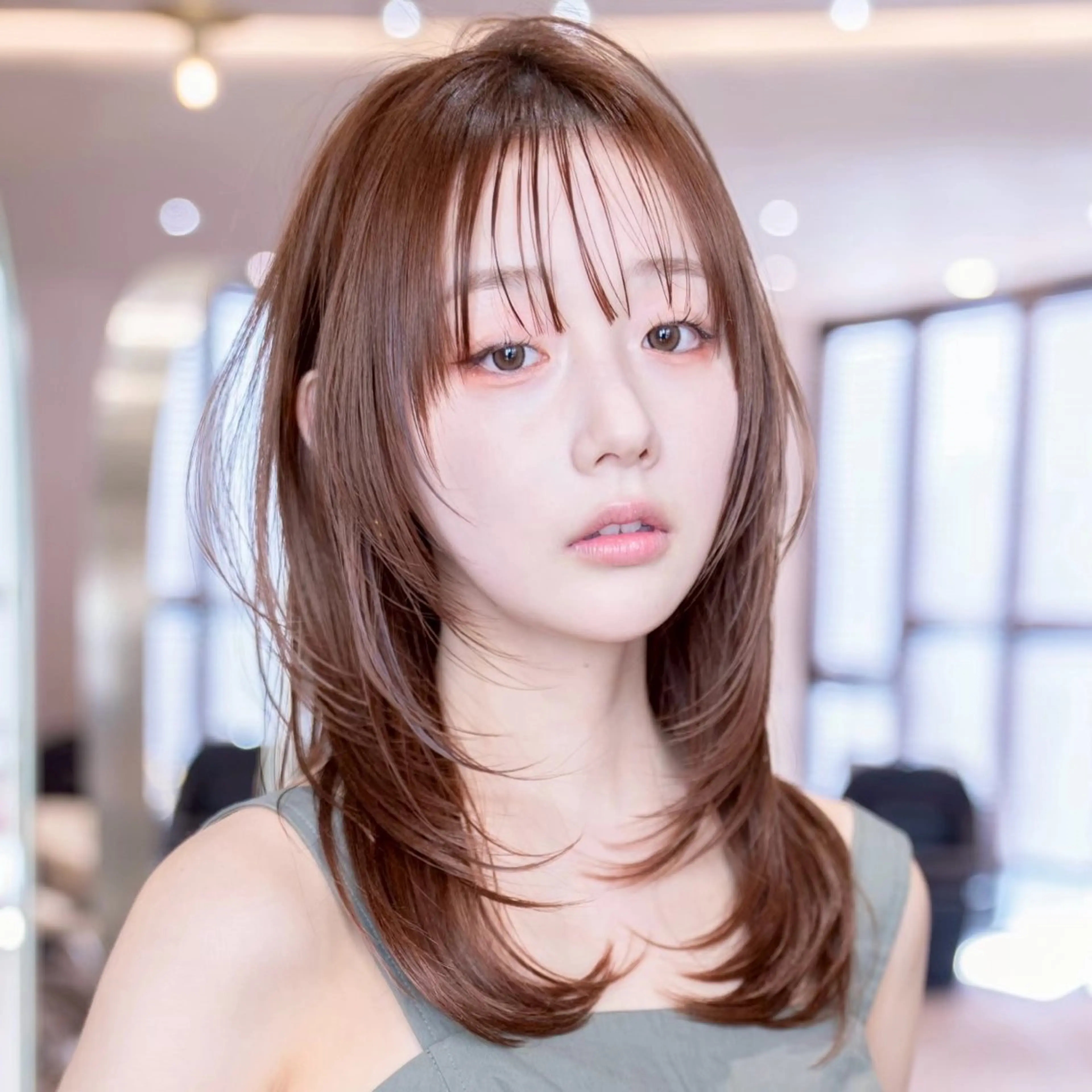 【柔らかくびれ感】艶レイヤーカット＆似合わせカラー✂️🎨の写真