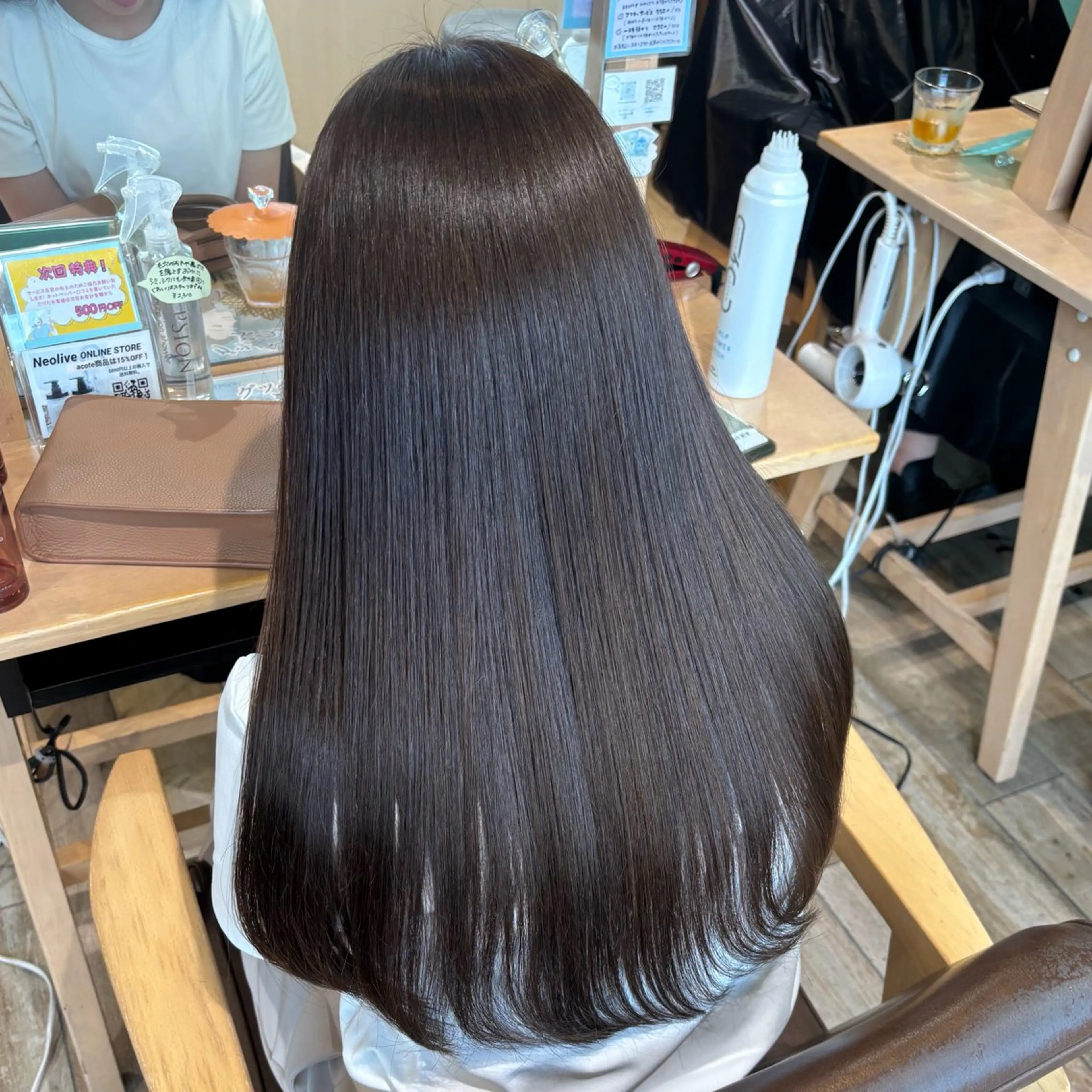 ロング カラー カット ヘアカラー トリートメント 美奈 🫧のヘアスタイル