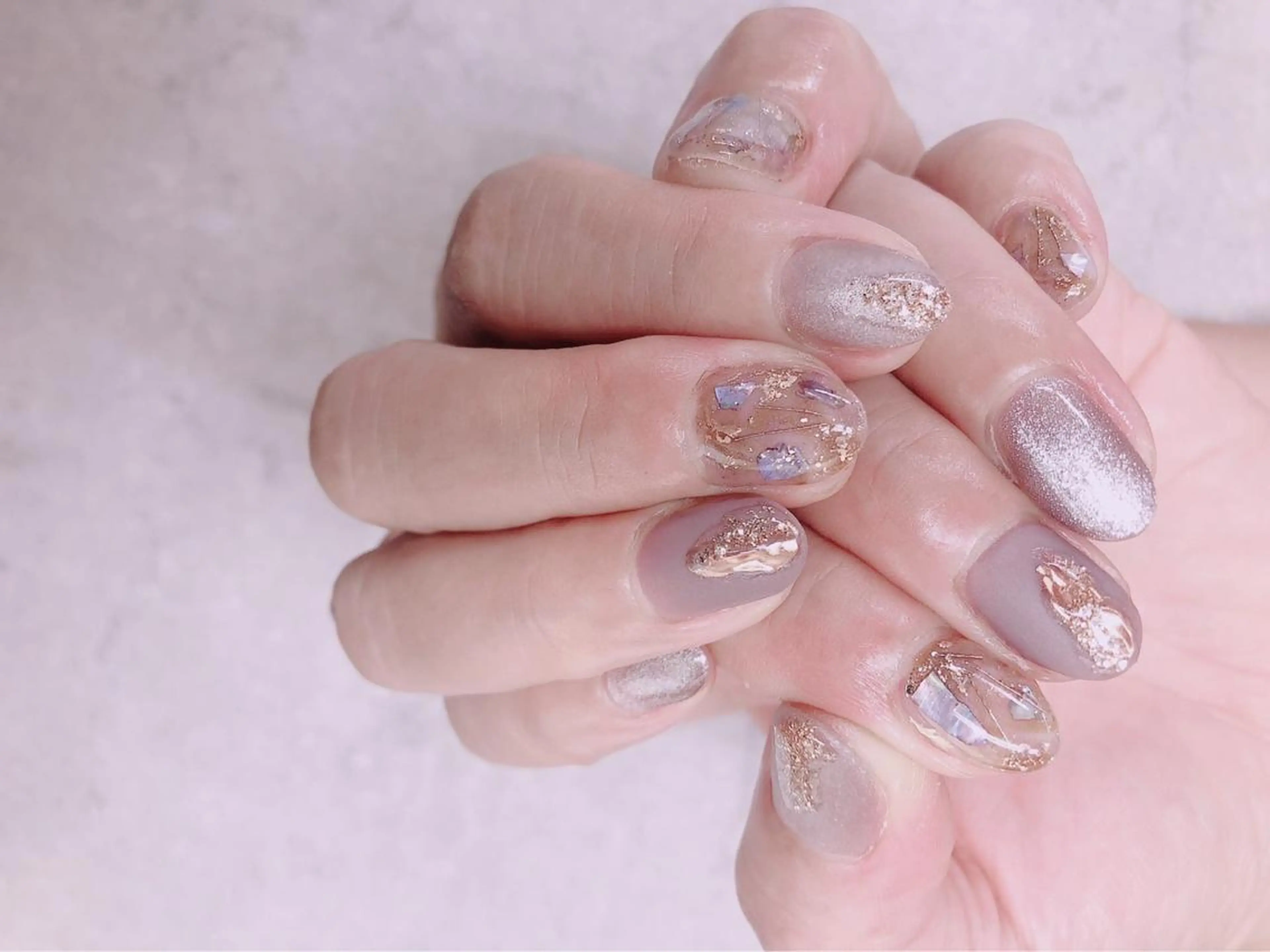 ネイル マグネットネイル ミラーネイル ハンドネイル ハンドケア FASTNAIL PLUS 新宿店のネイルデザイン