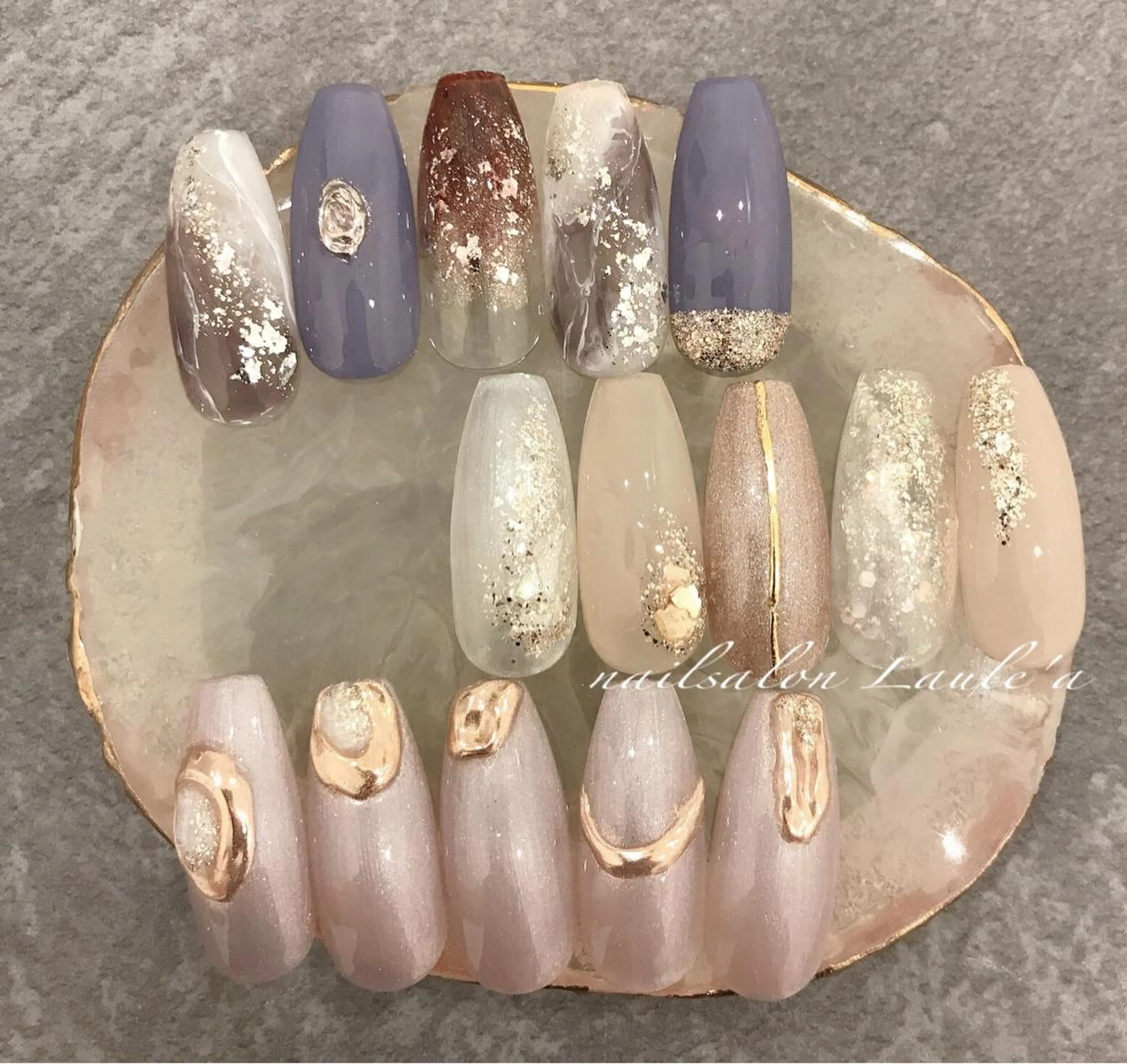 ネイル フットネイル nailsalon Laule'aのネイルデザイン
