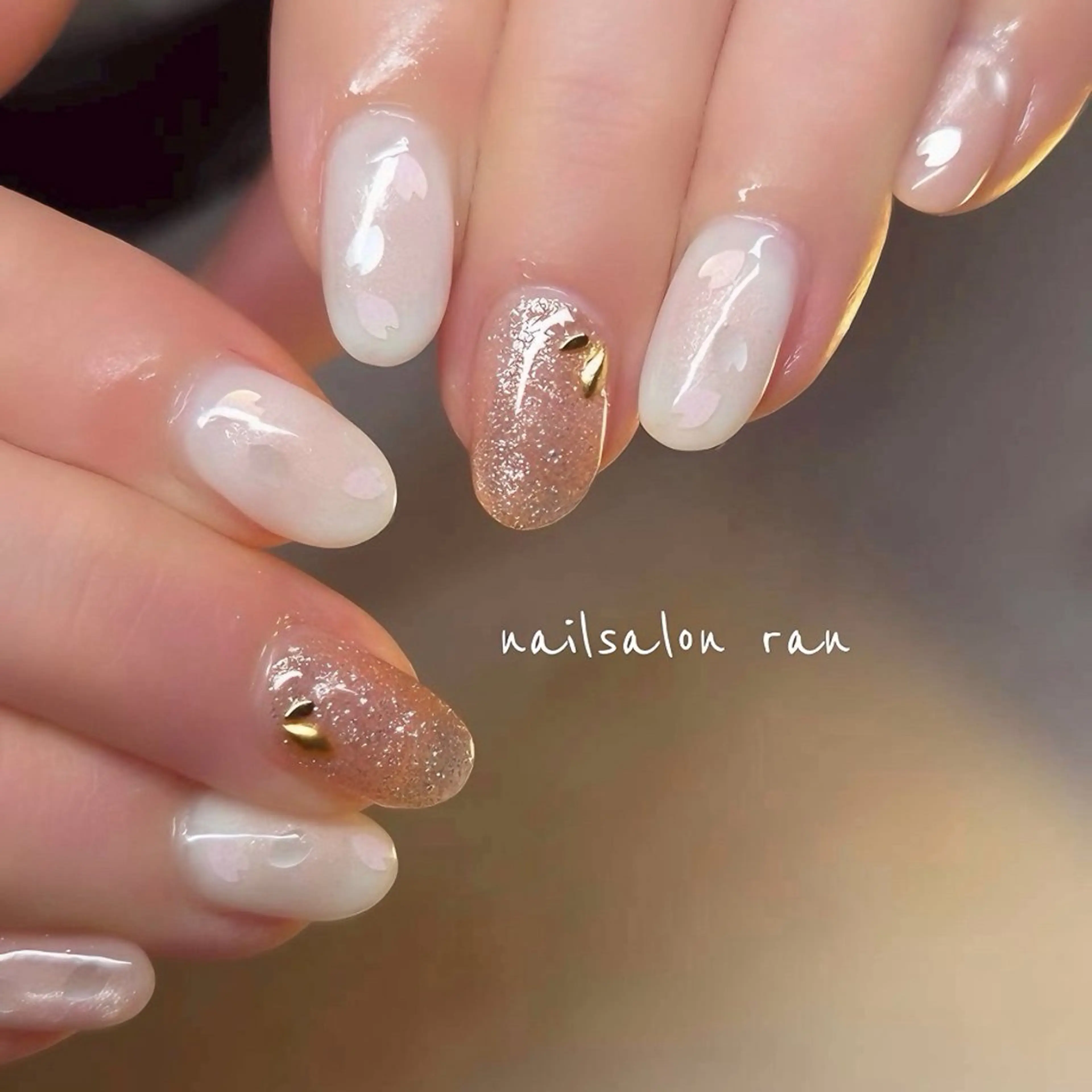 ネイル 桜ネイル nailsalon ranのネイルデザイン