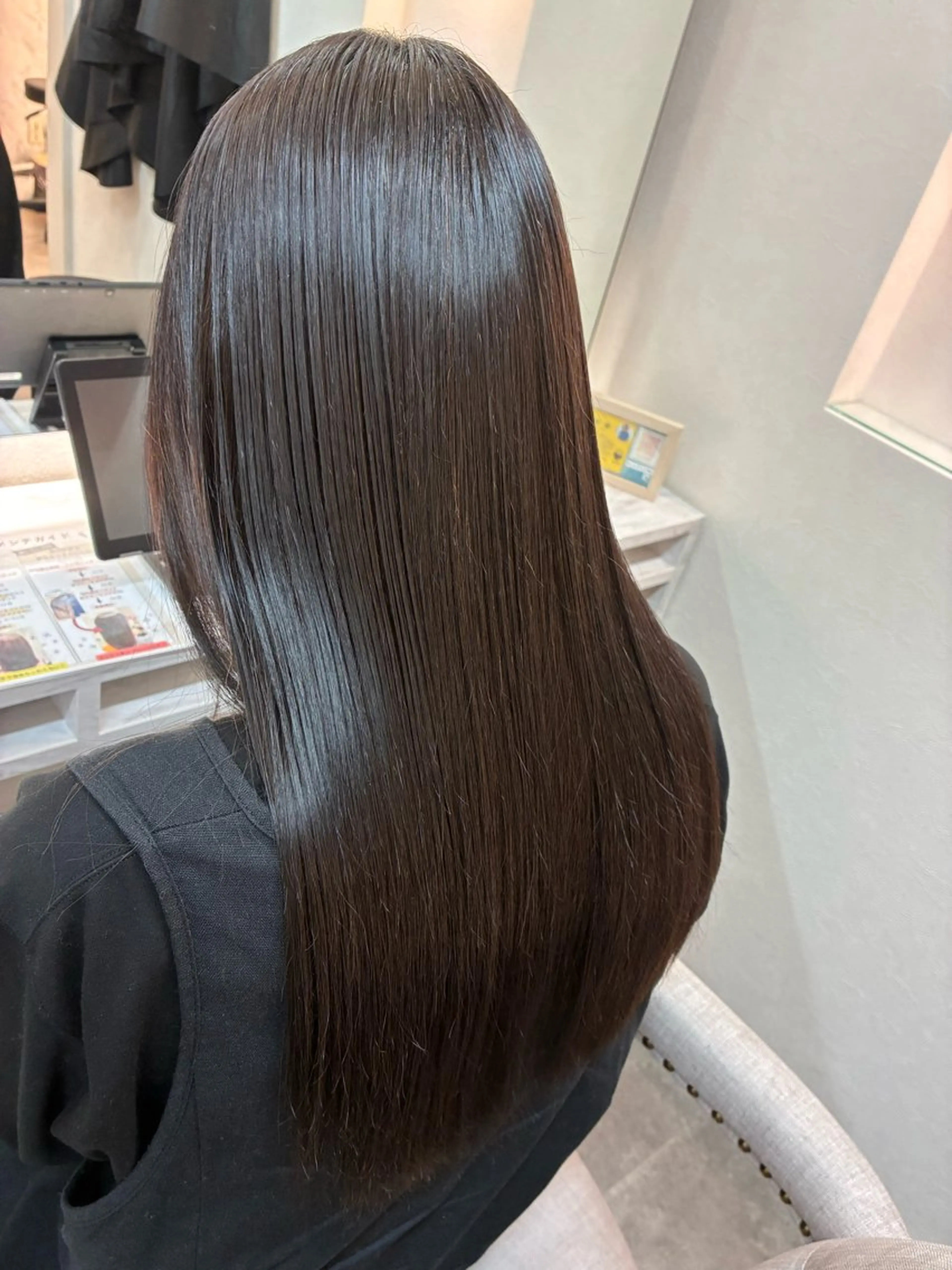 ロング ロング 縮毛矯正 縮毛矯正 トリートメント 完全個室/髪質改善 武田諒のヘアスタイル