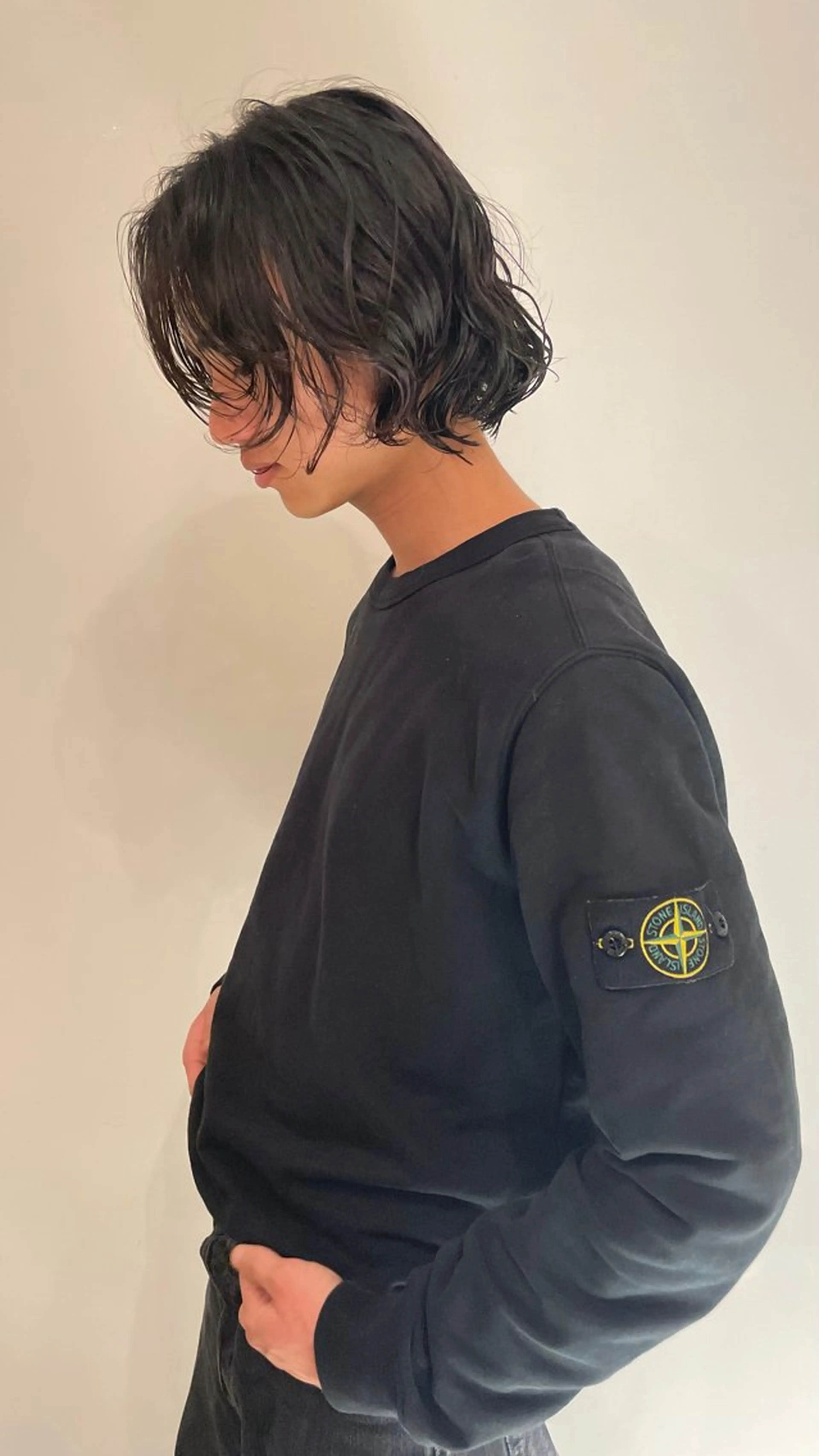 ショート パーマ ボブ 熊崎 葵のヘアスタイル