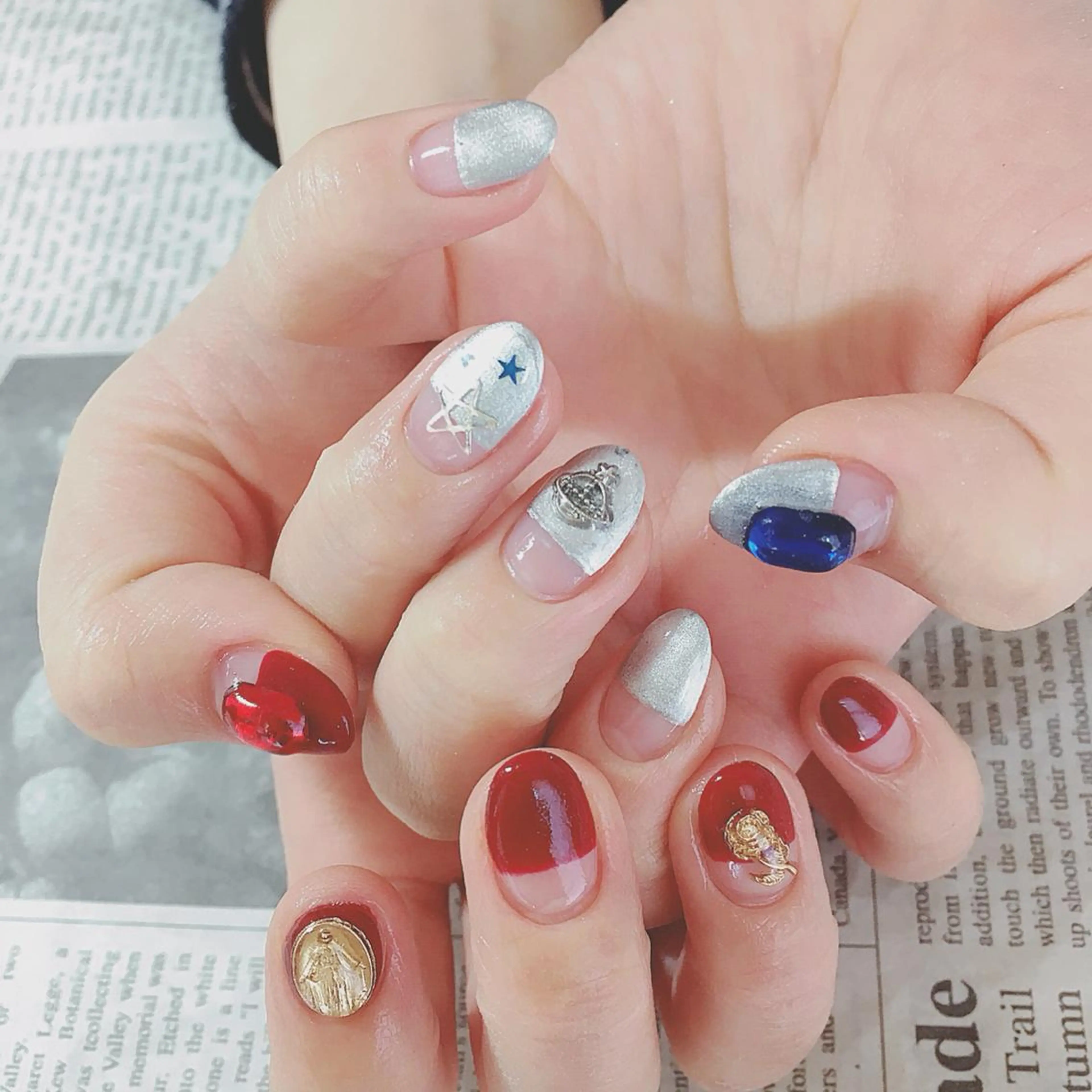 ネイル ハンドネイル ハンドケア 森山 舞のネイルデザイン