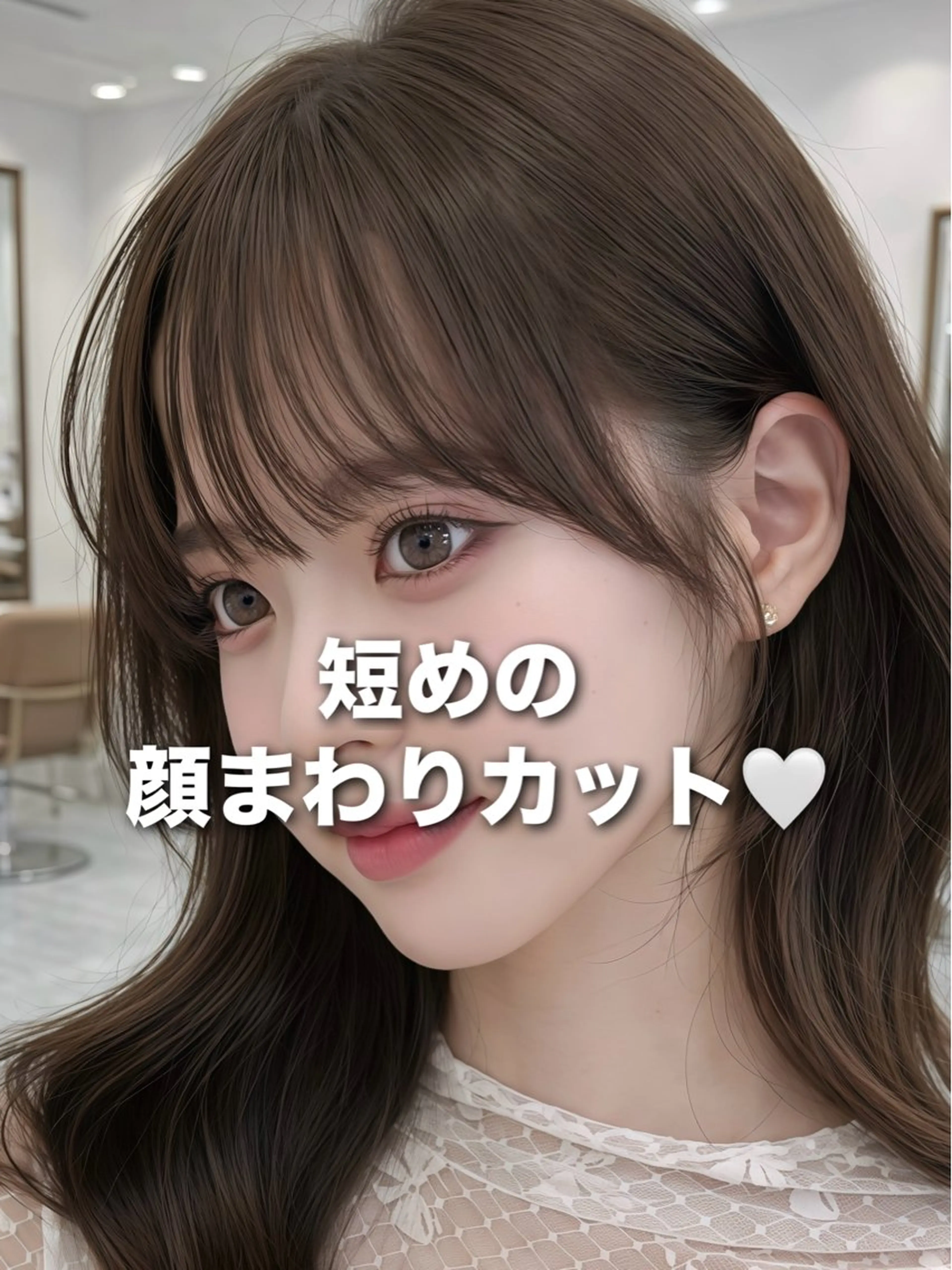セミロング 映える顔まわり/前髪 特化 💗 ユキマのヘアスタイル