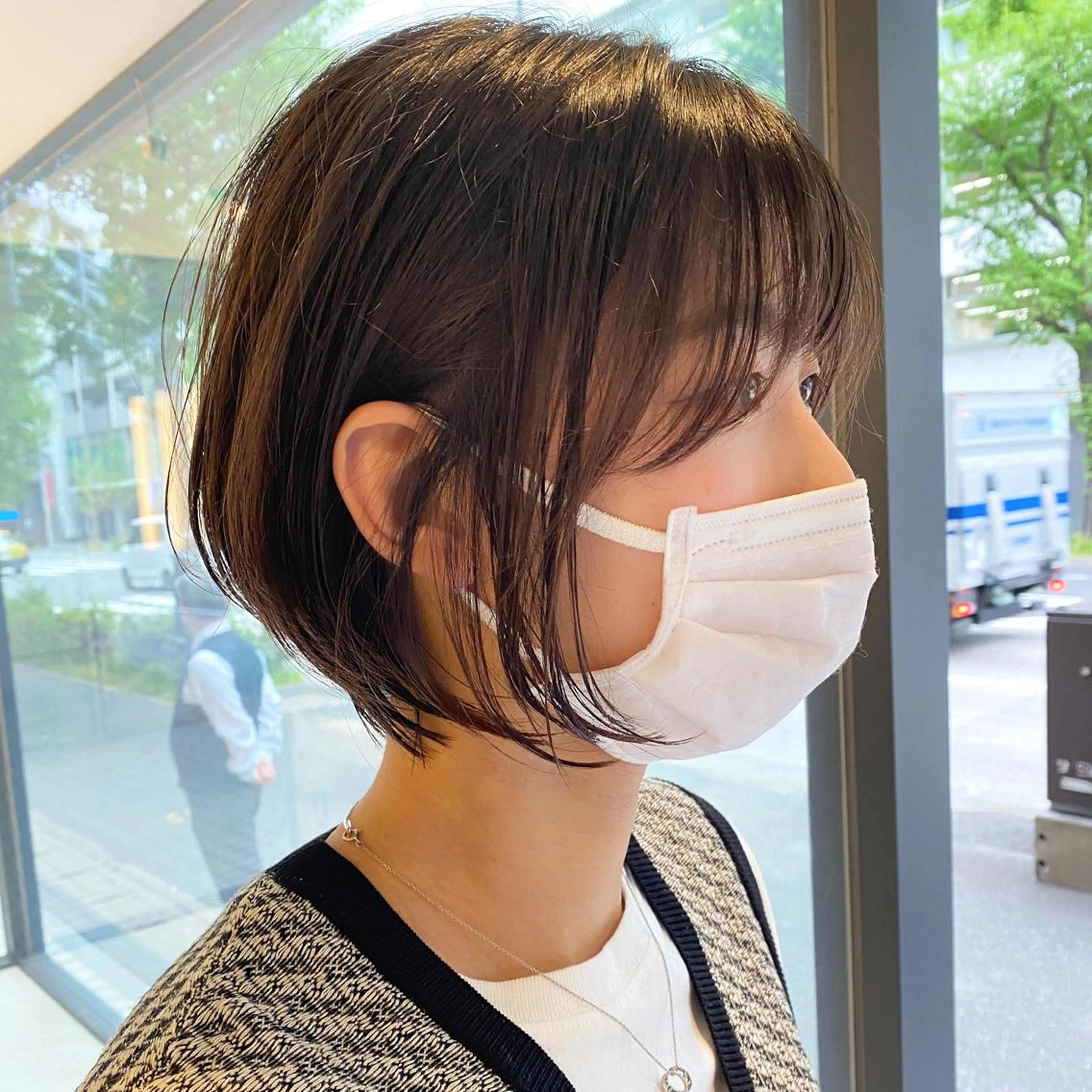 ショート くびれヘア ショートヘア トリートメント 木原良 (キハラ リョウ)のヘアスタイル