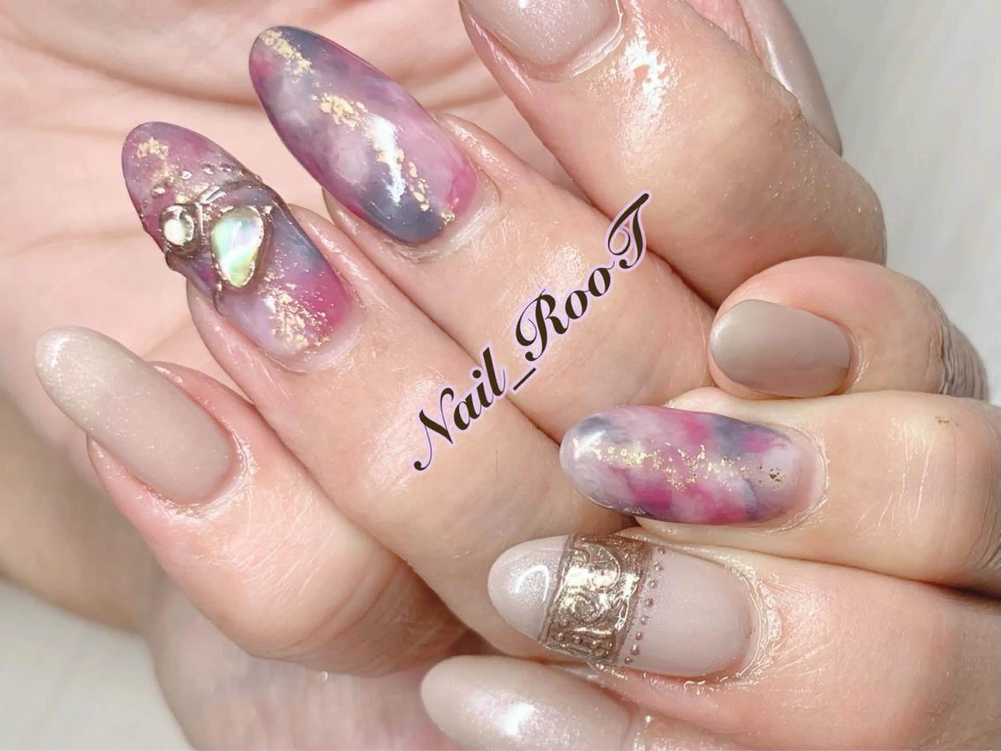 メンズ ネイル ハンドネイル RooT Nailのネイルデザイン