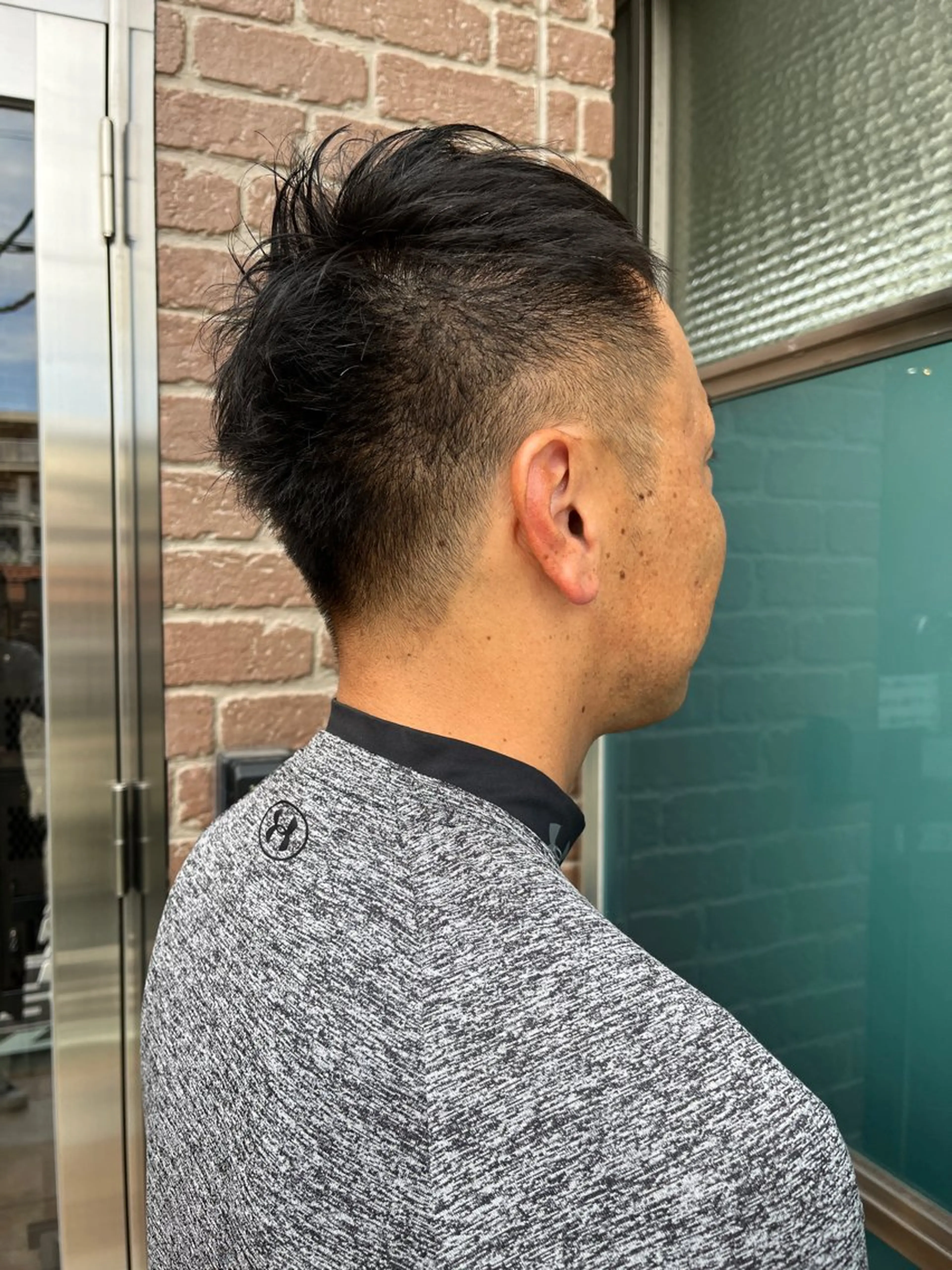 ショート カラー メンズ 久木原 ゆりのヘアスタイル