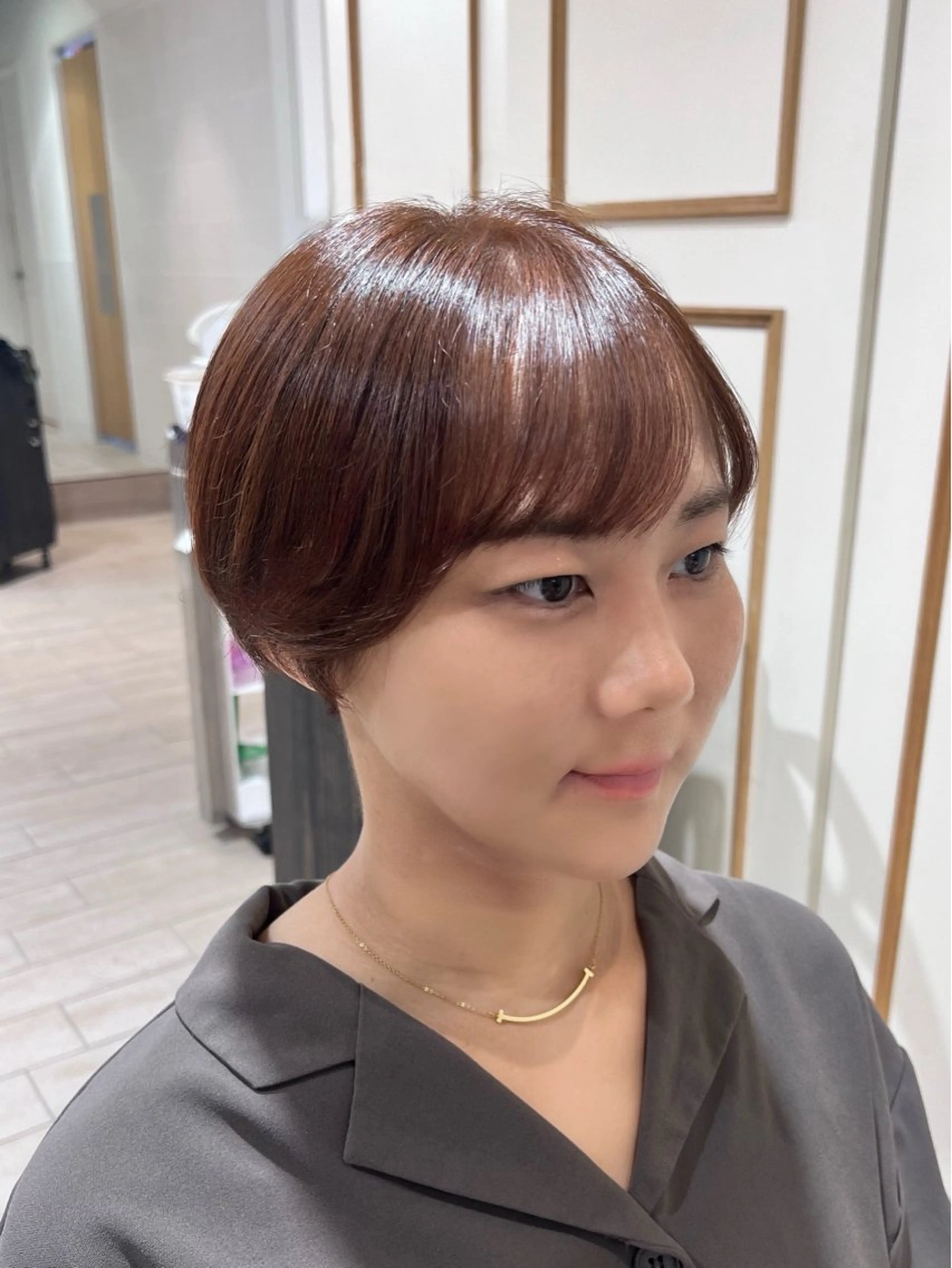 ショート カラー ブリーチ ピンクカラー ヘアカラー モデル募集 セイノチヒロのヘアスタイル