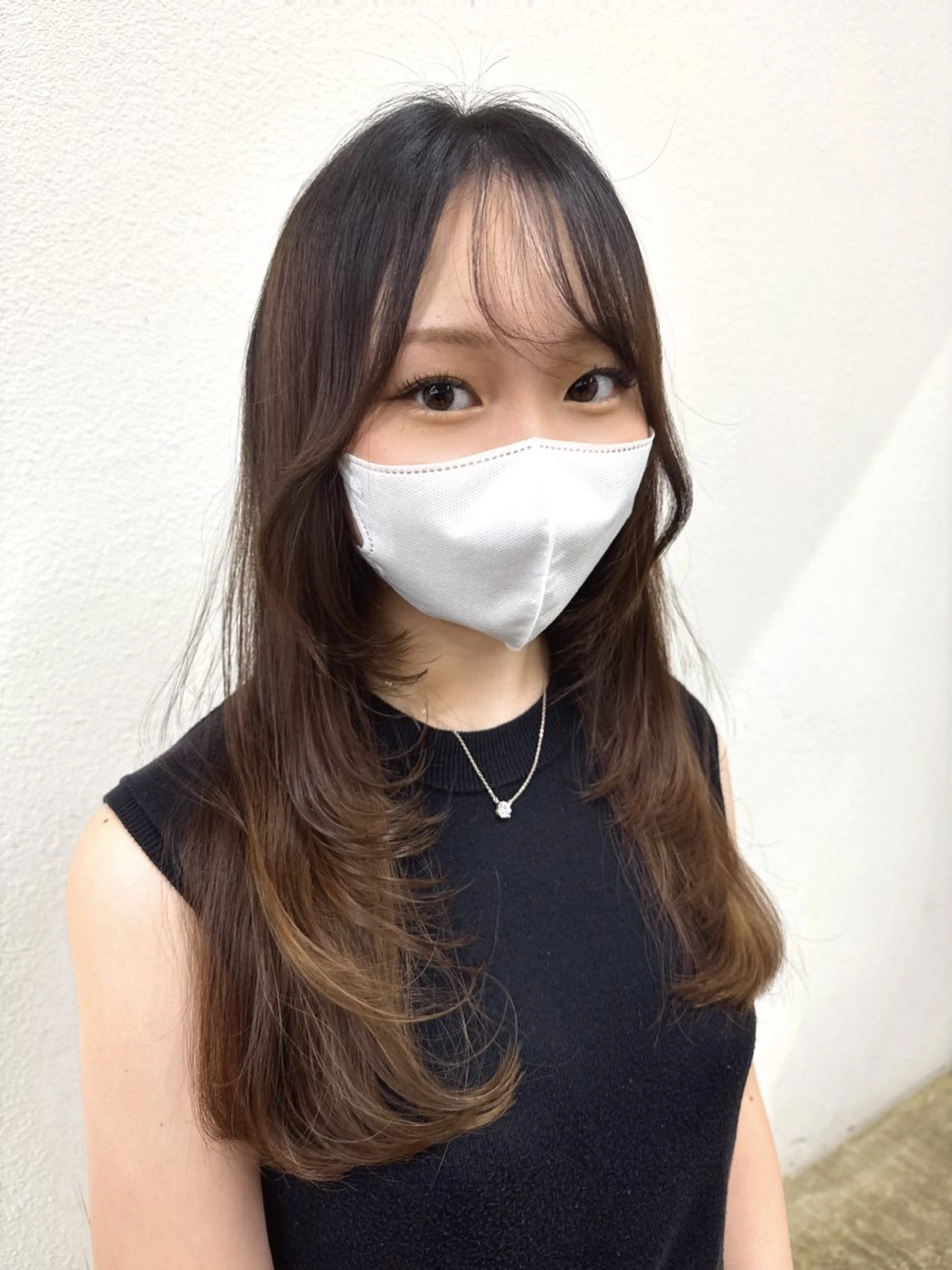 【お出掛け前にも💖】レディース顔まわり前髪カット💆🏻‍♀️+2stepトリートメント！巻仕上げ🙆🏻‍♀️💖の写真