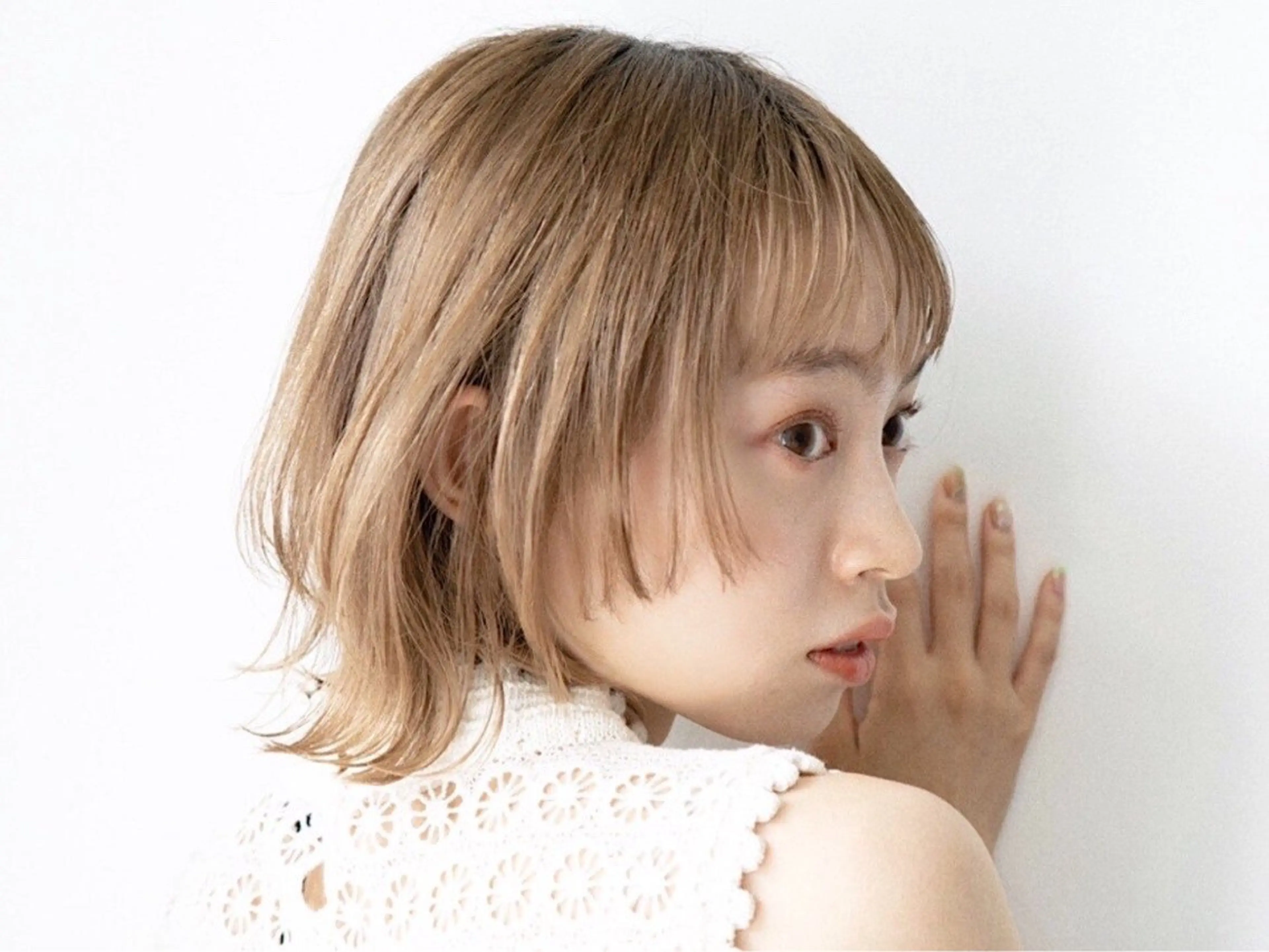 ミディアム 髪質改善 レイヤーカット ウルフカット カット 🎖大人ショート🎖 河越守のヘアスタイル