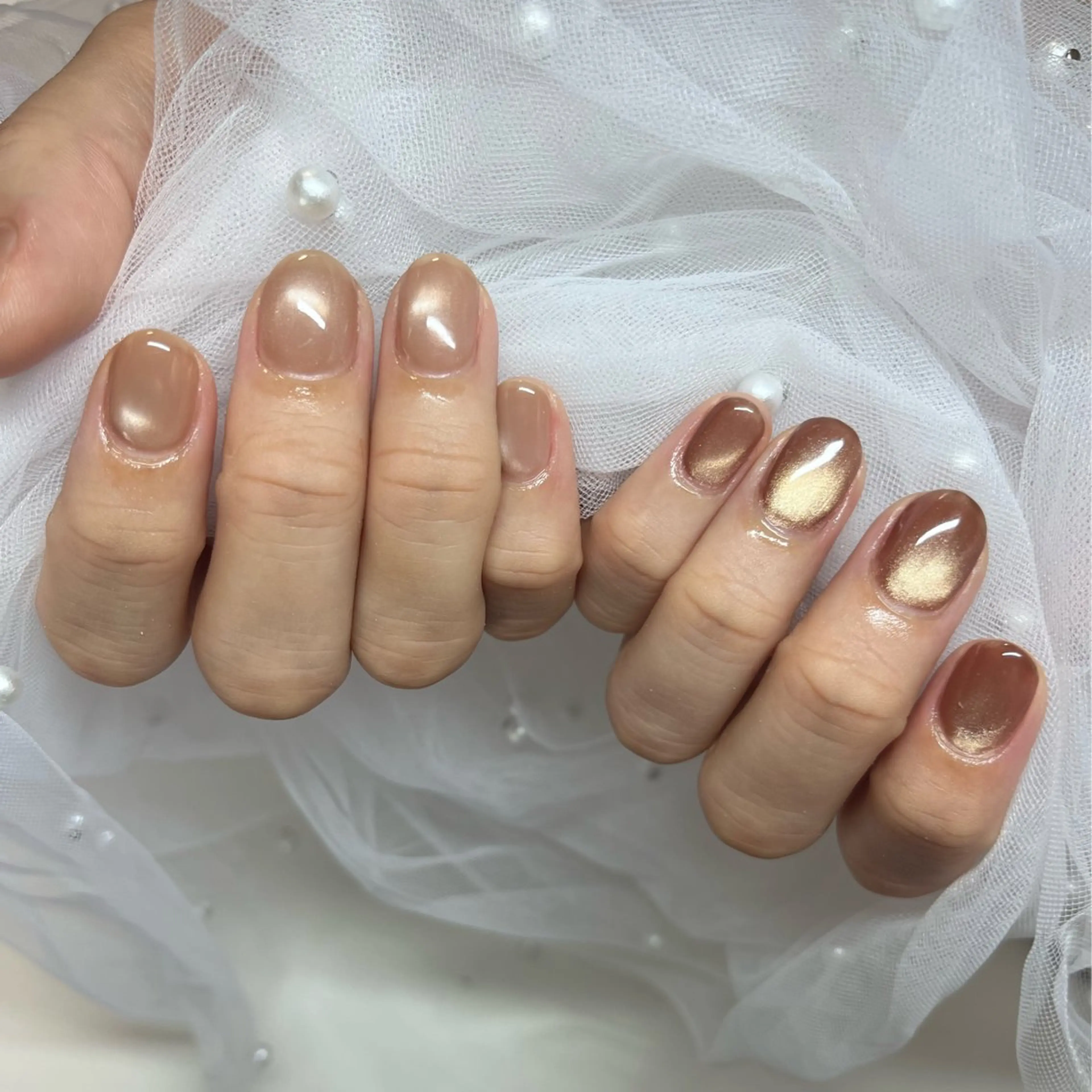 ネイル 斧田 莉穂のネイルデザイン