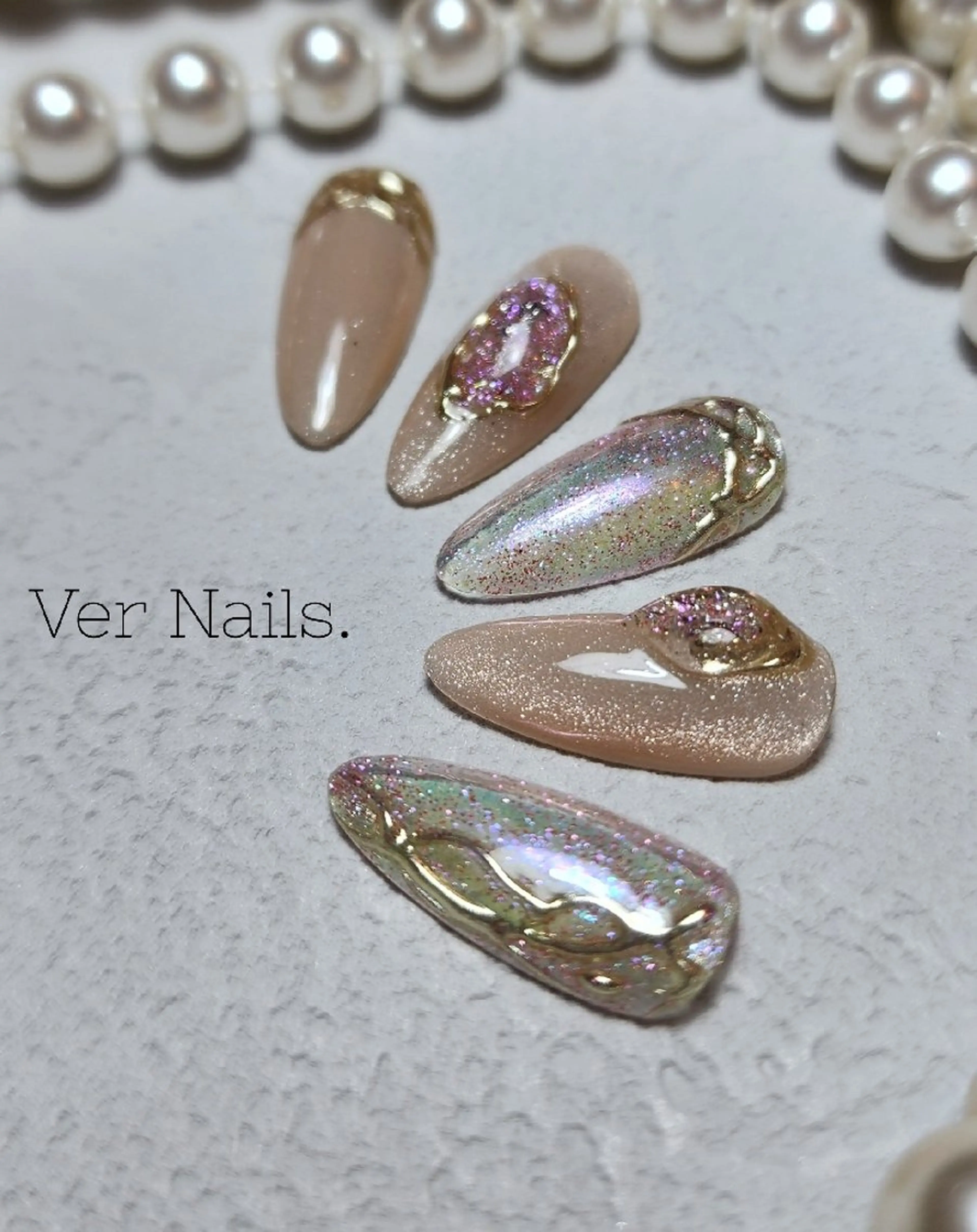 ネイル フラッシュネイル ラメ(グリッター) マグネットネイル ハンドネイル Ver  Nails.のその他イメージ