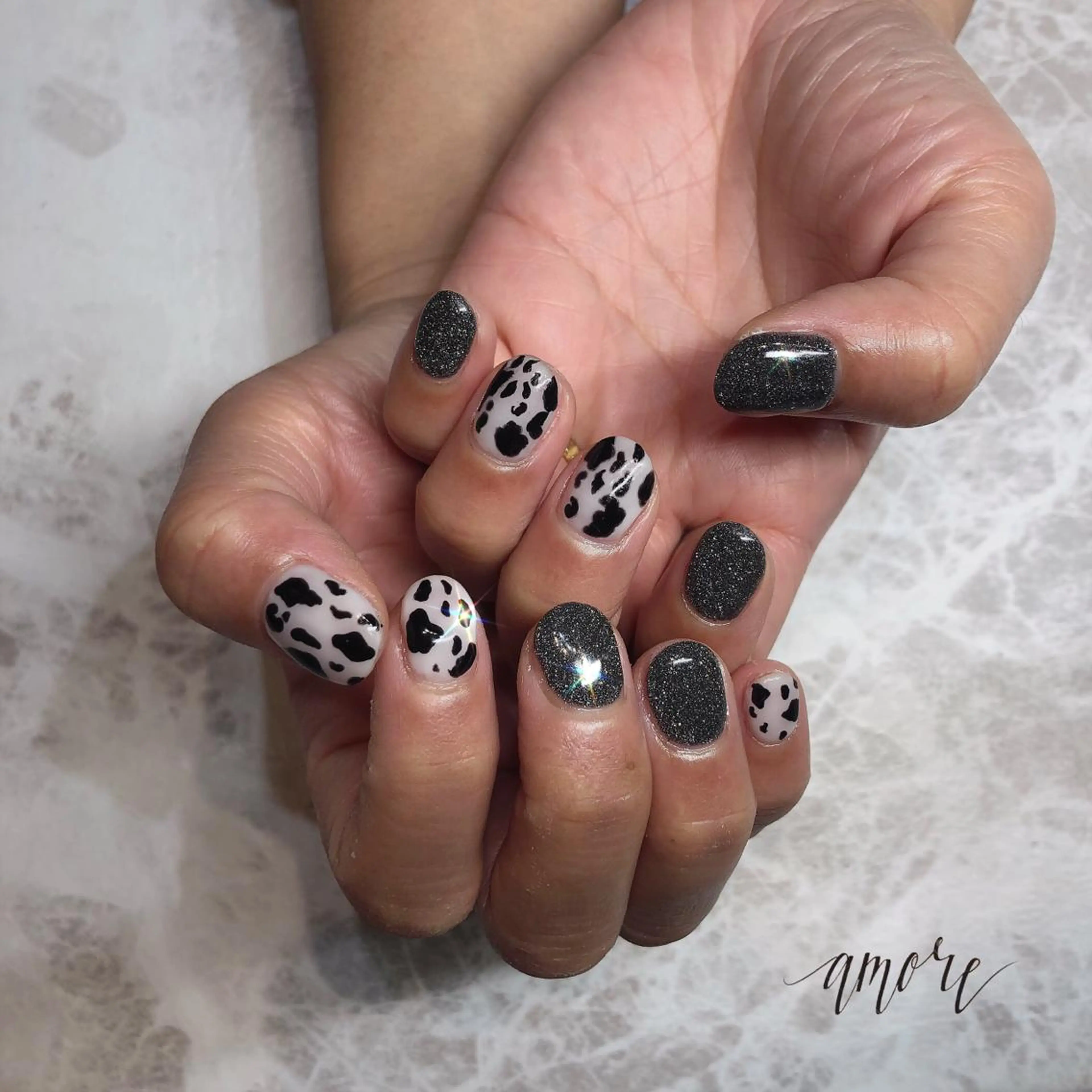 ネイル ジェルネイル キラキラネイル 韓国ネイル ラメ(グリッター) ニュアンスネイル You kyehwaのネイルデザイン