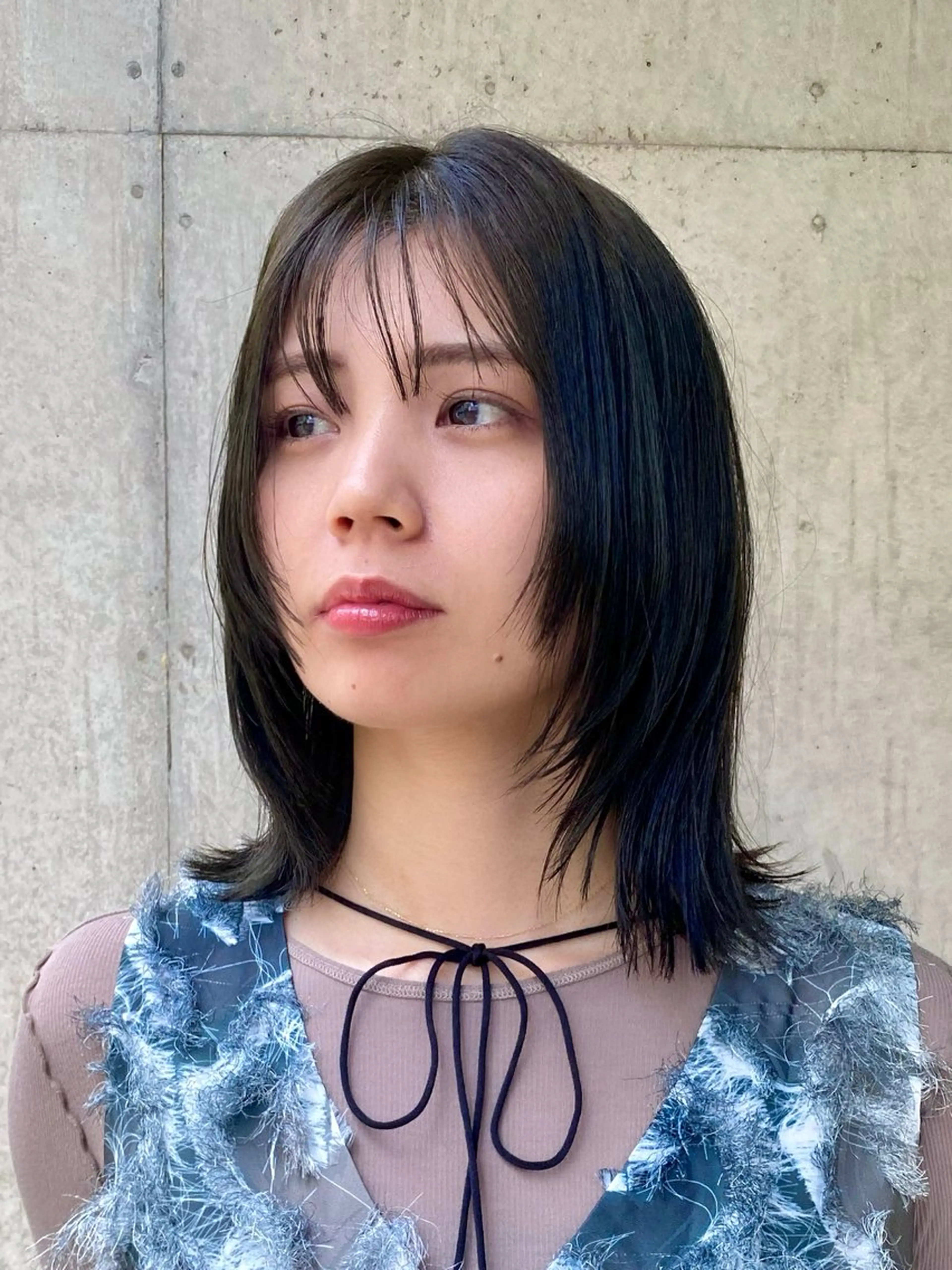 ミディアム カラー カット ヘアカラー トリートメント Paddle所属・似合わせレイヤー/ ニュアンスパーマ高倉のヘアスタイル