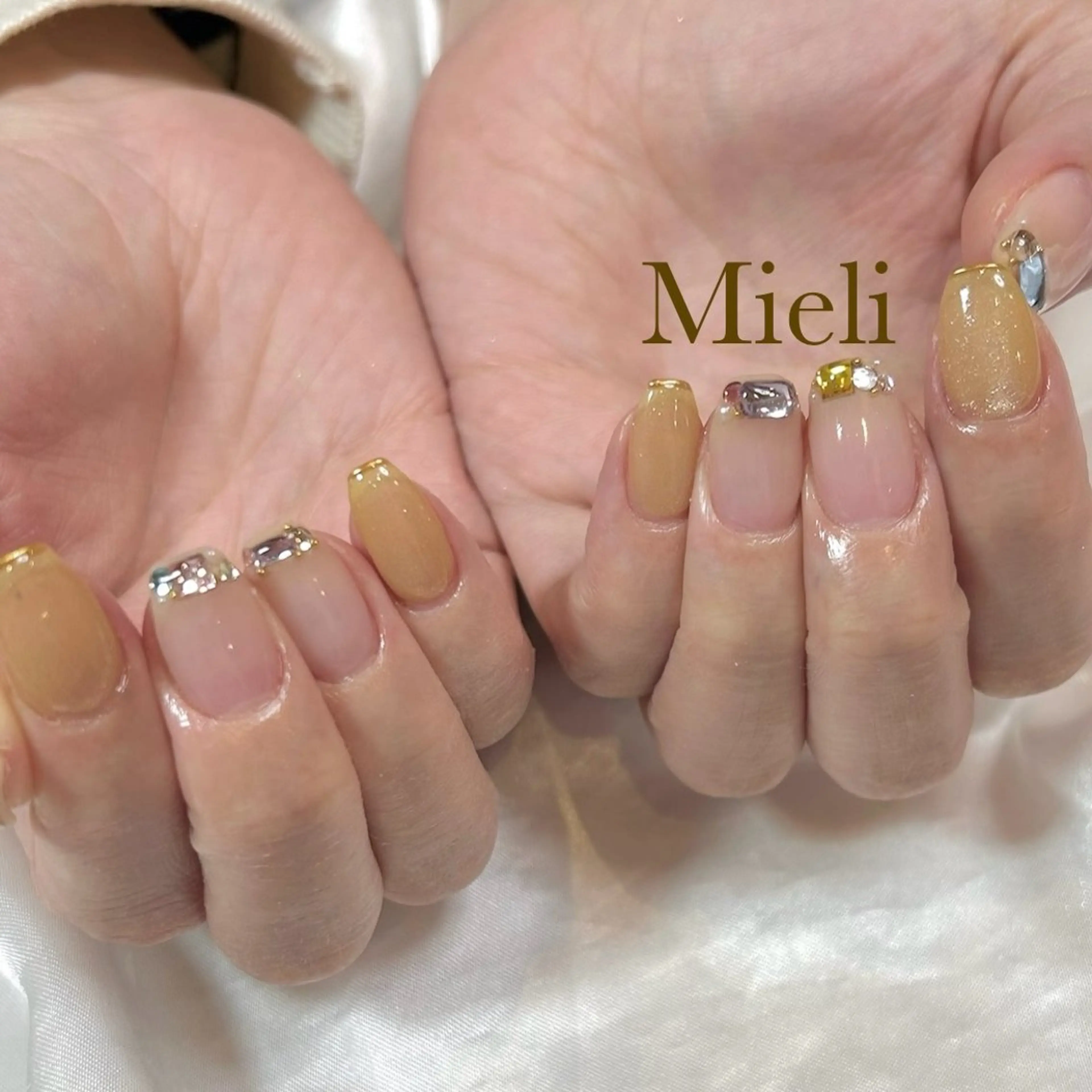 ネイル ネイリストUSUI♡ パラジェルフィルインのネイルデザイン