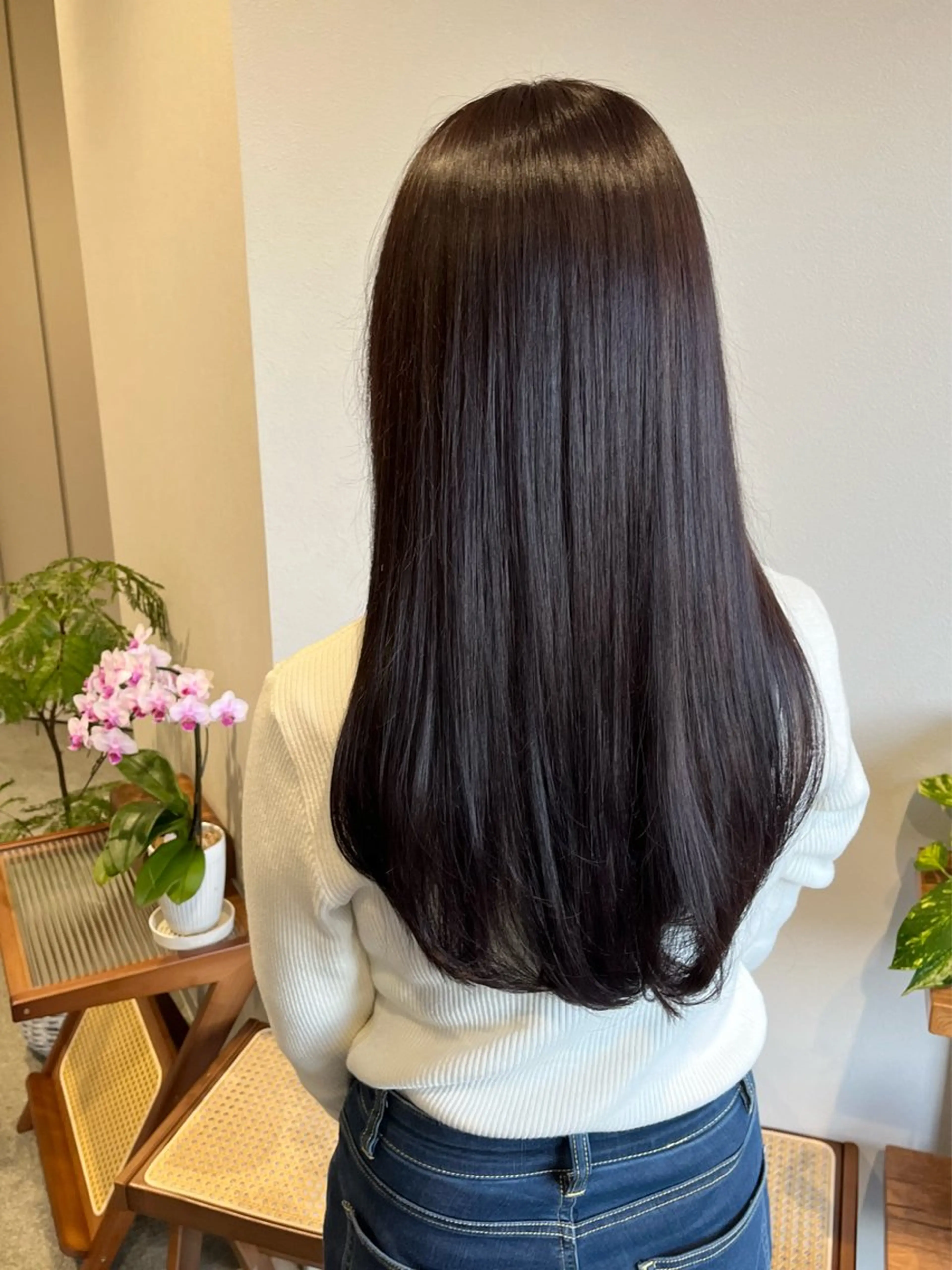 ロング カット ヘアカラー 堀越 エリのヘアスタイル